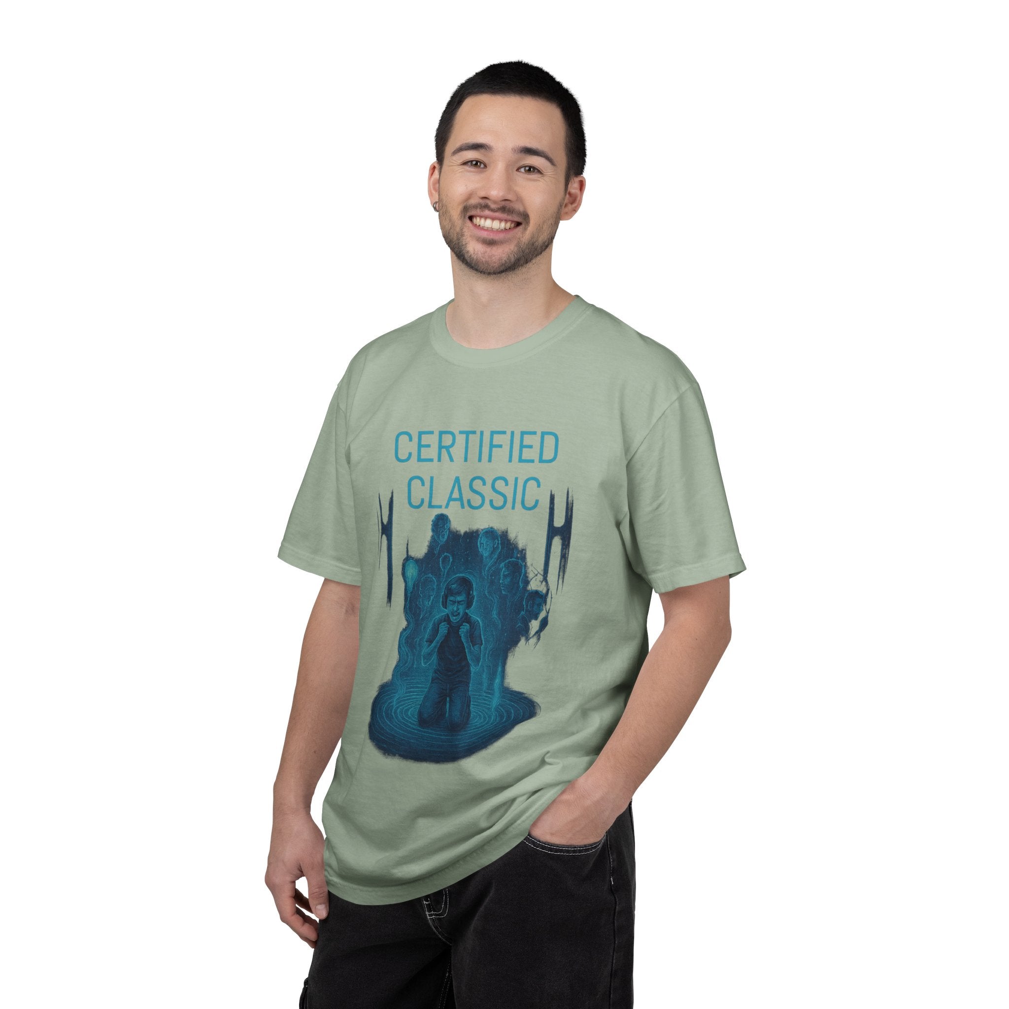 PRB Certified Classic T-Shirt – Retro Sci‑Fi Graphic Tee by Power Runs Black