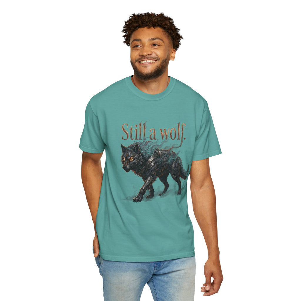 PRB Still a Wolf T-Shirt — Dark Wolf Graphic Tee by Printify