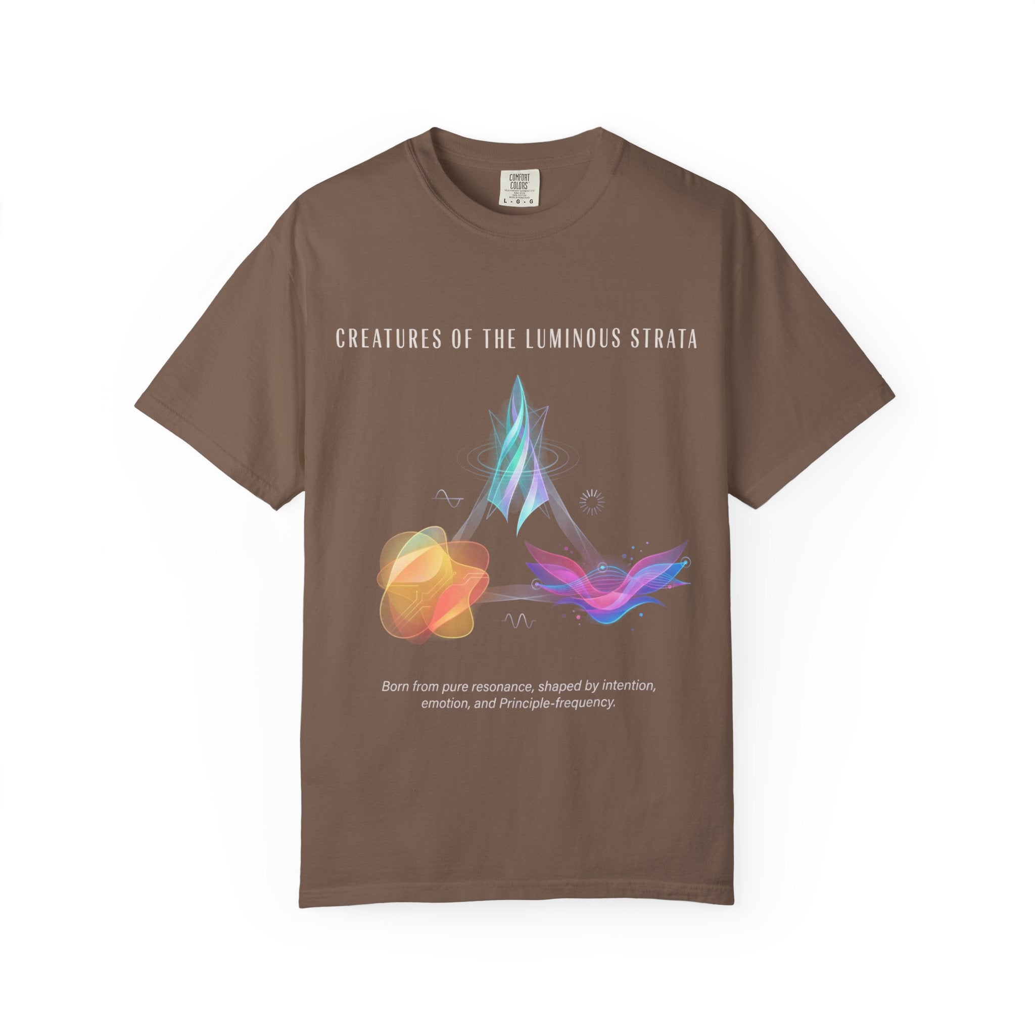 Black Abstract Watercolor T-Shirt | Vintage Garment-Dyed Graphic Tee by Printify