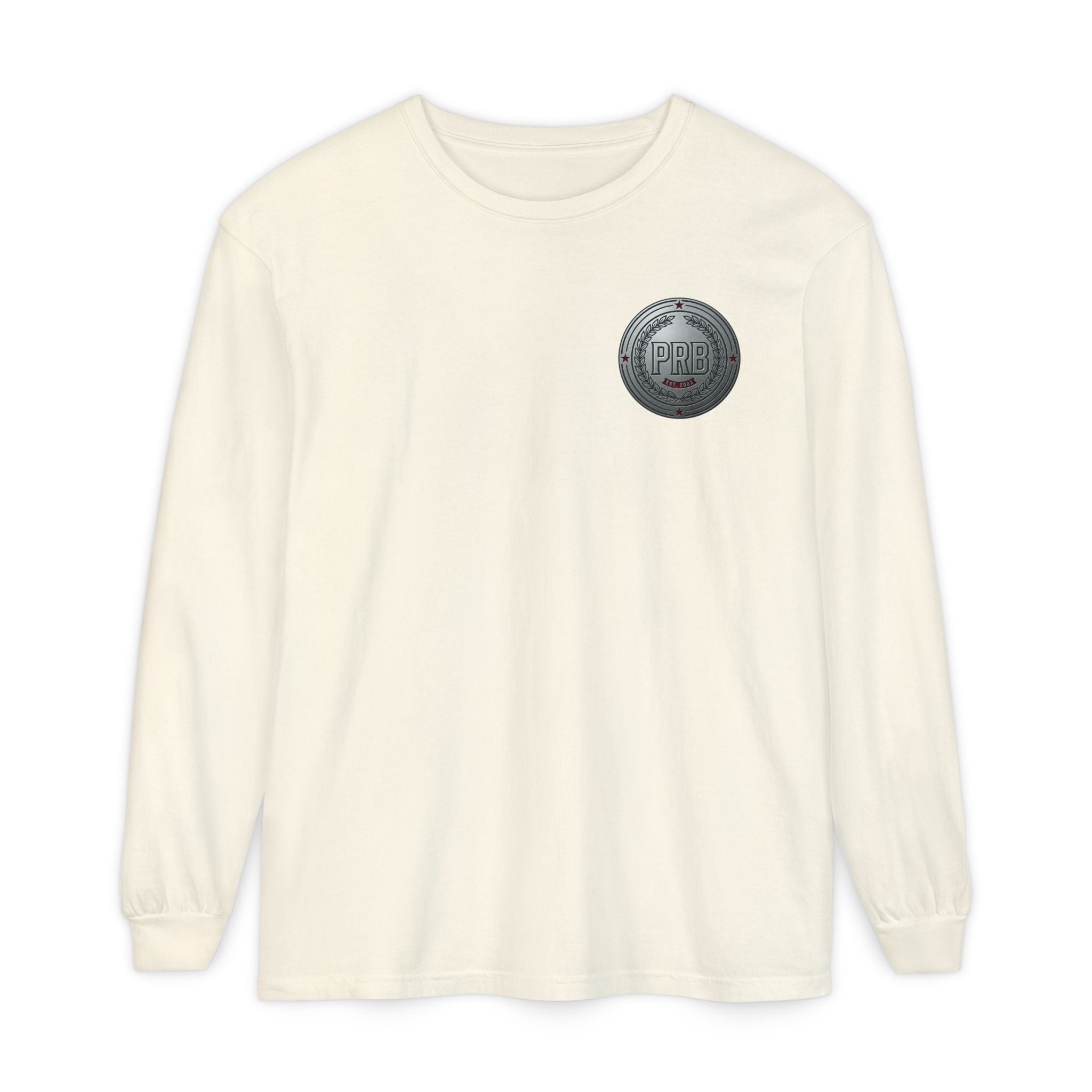 PRB The Starbound Seven graphic long sleeve shirt | cosmic superhero poster by Power Runs Black