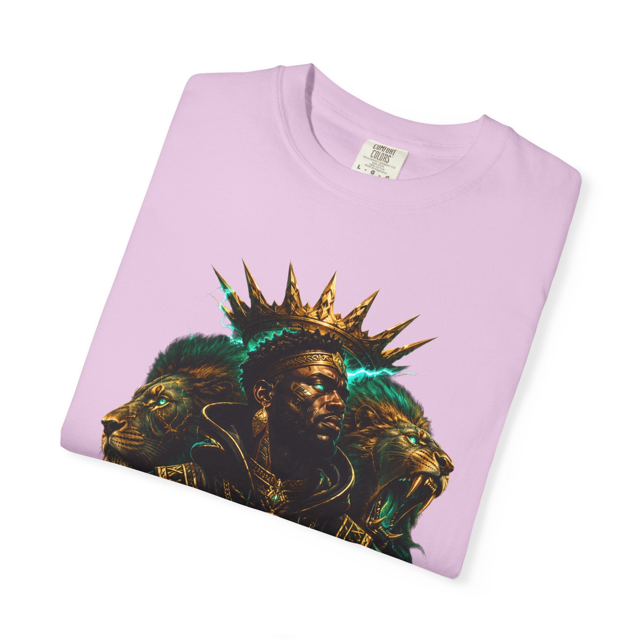 Power Runs Black PRB Green Angel Graphics Tee by Power Runs Black