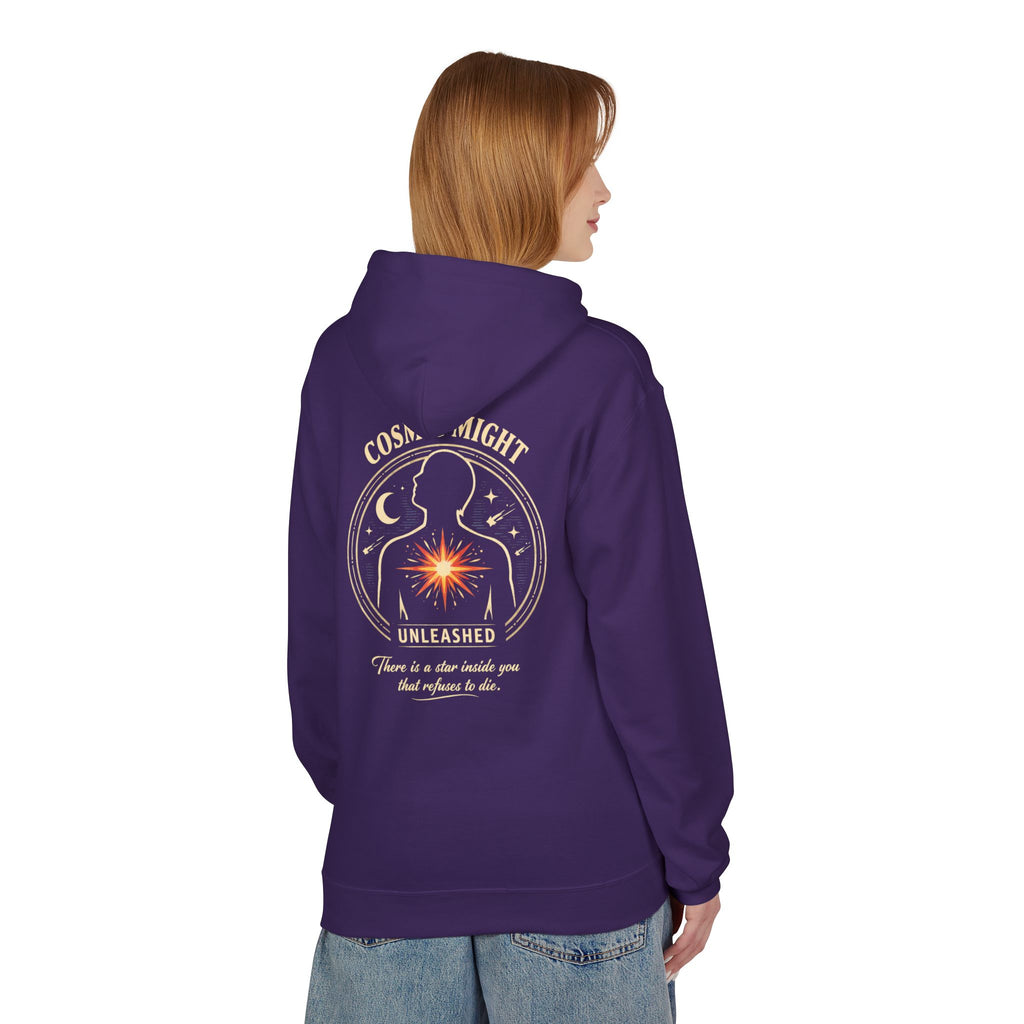 PRB Starforged Flex Cosmic Might Unleashed Hoodie — Unleashed Starburst Graphic Pullover by Power Runs Black
