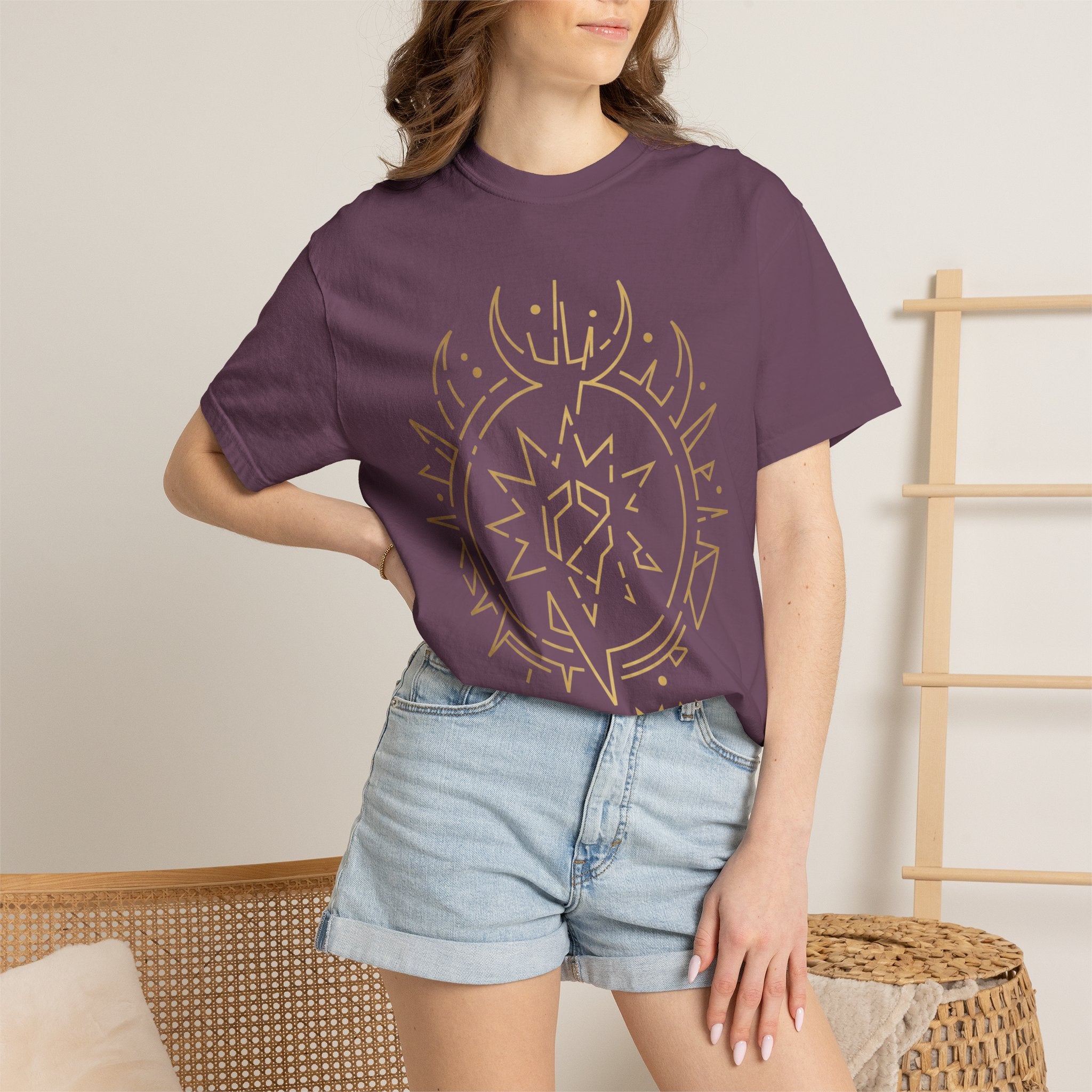 Power Runs Black PRB Cael Mór Symbol T-Shirt — ‘Nothing Connects’ Minimal Graphic Tee by Power Runs Black