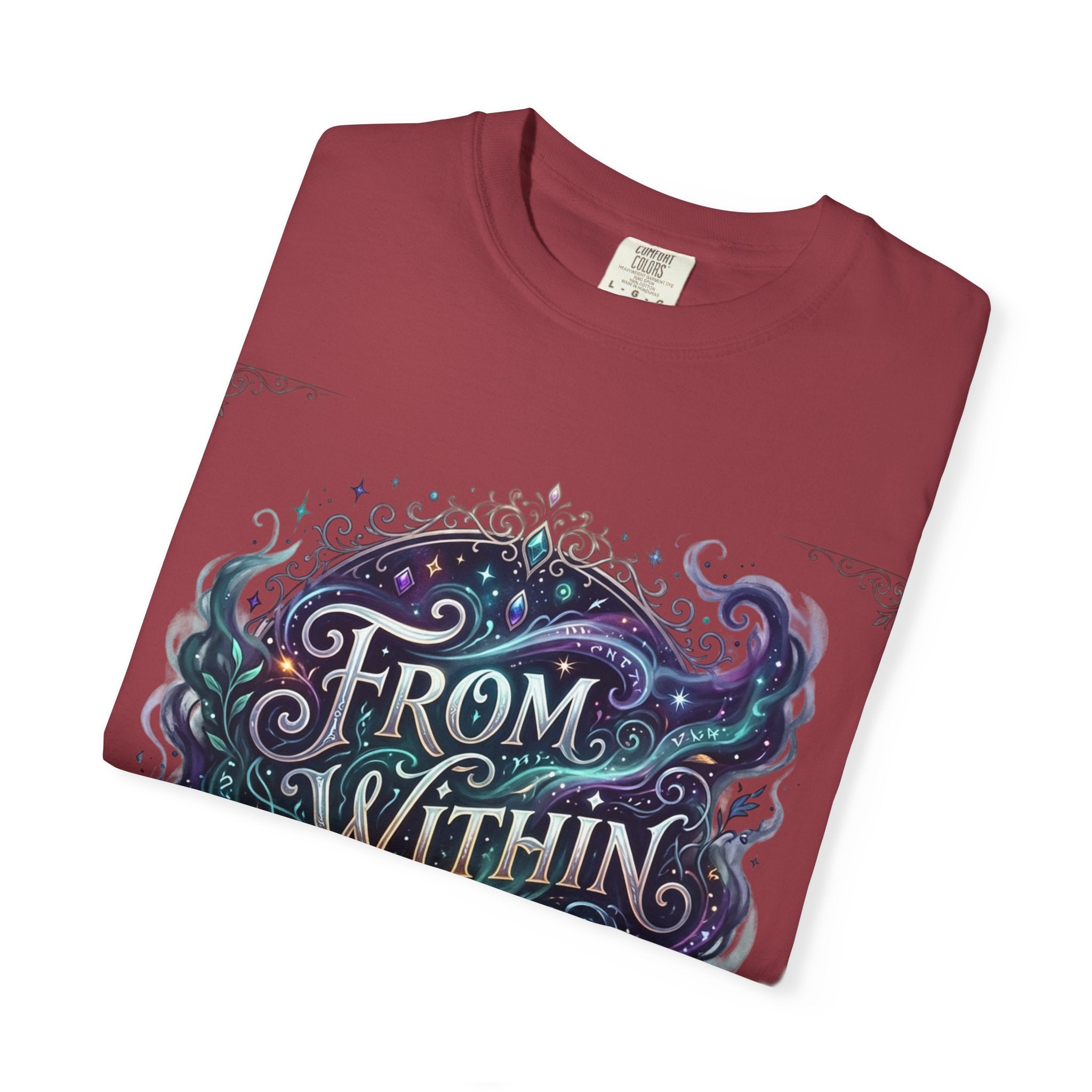 PRB From Within Magic Book T-Shirt — Fantasy Illustrated Graphic Tee by Power Runs Black