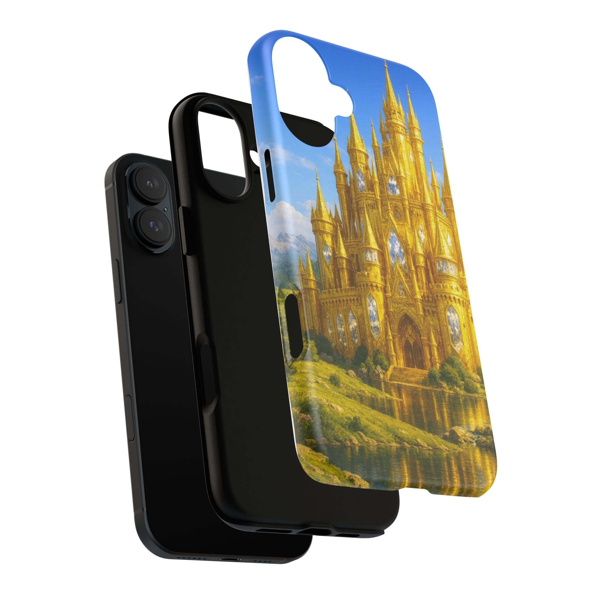 PRB Golden Castle iPhone Case | Fantasy Palace Phone Case by Printify