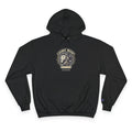 PRB Starforged Flex Cosmic Might Unleashed Lion Crest Hoodie — 'Unleashed' Athletic Champion Graphic Hoodie by Power Runs Black