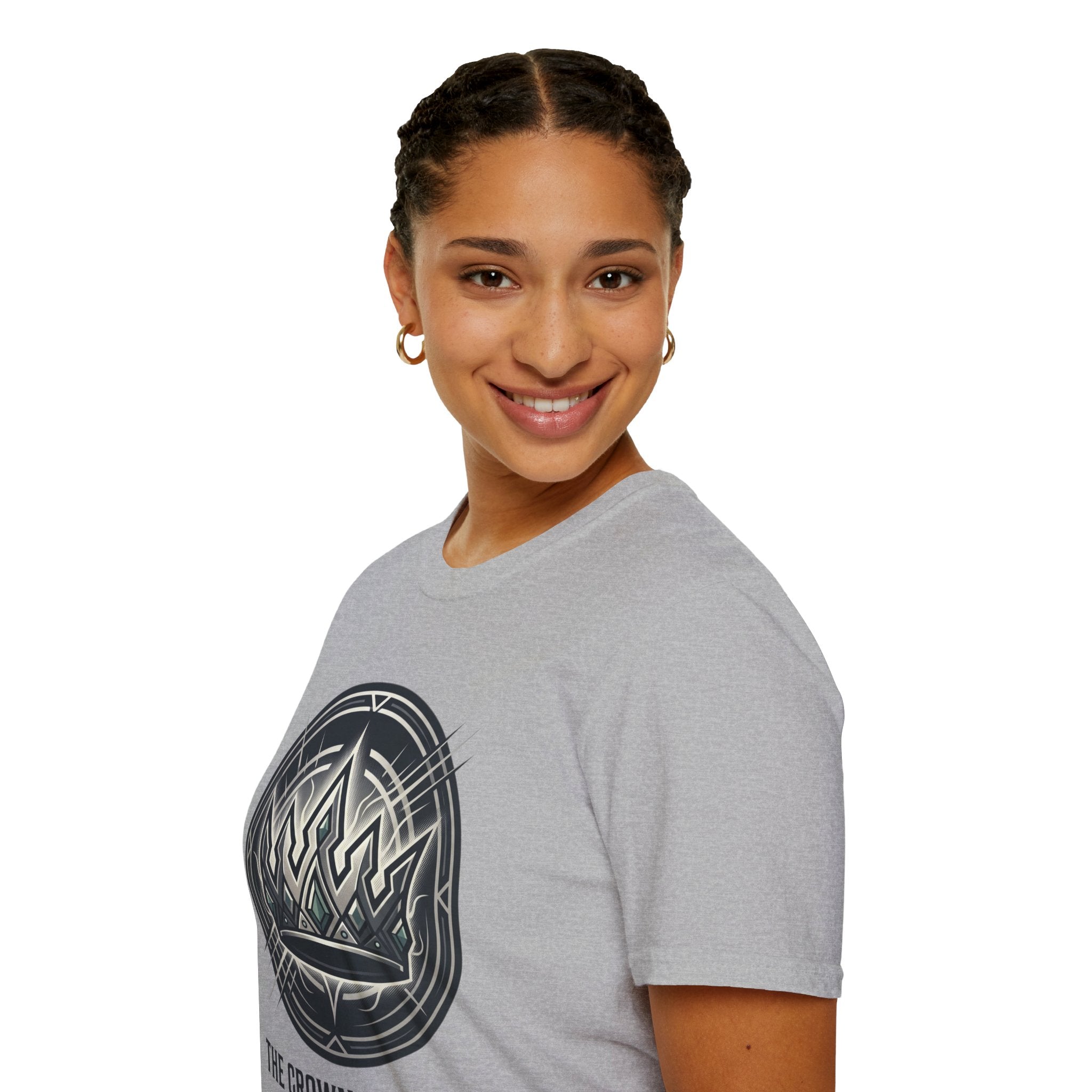 Power Runs Black PRB Crown Variant Graphic T-Shirt — The Crown Variant Emblem by Power Runs Black