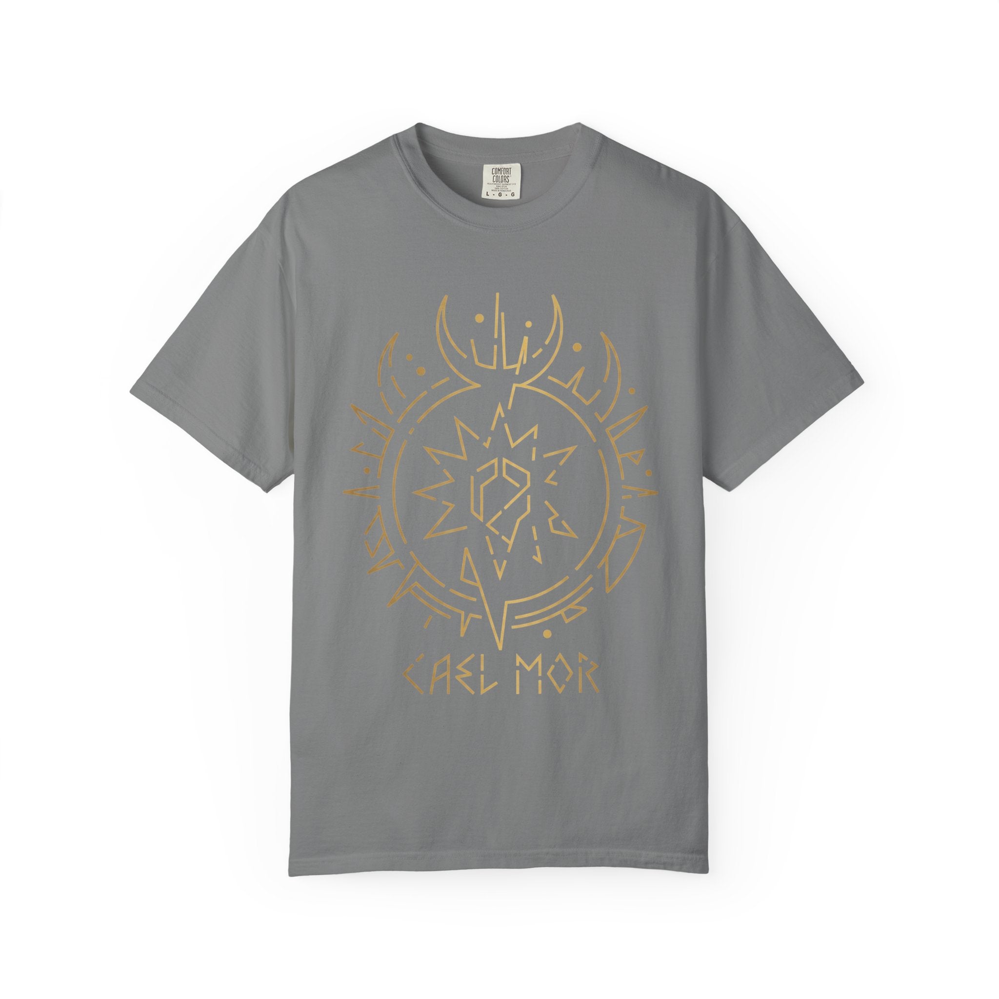 Power Runs Black PRB Cael Mór Symbol T-Shirt — ‘Nothing Connects’ Minimal Graphic Tee by Power Runs Black