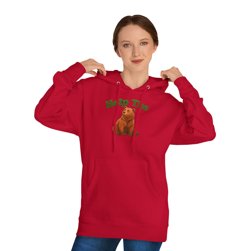 PRB "Don't Help Me Help The Bear" Graphic Hoodie by Power Runs Black