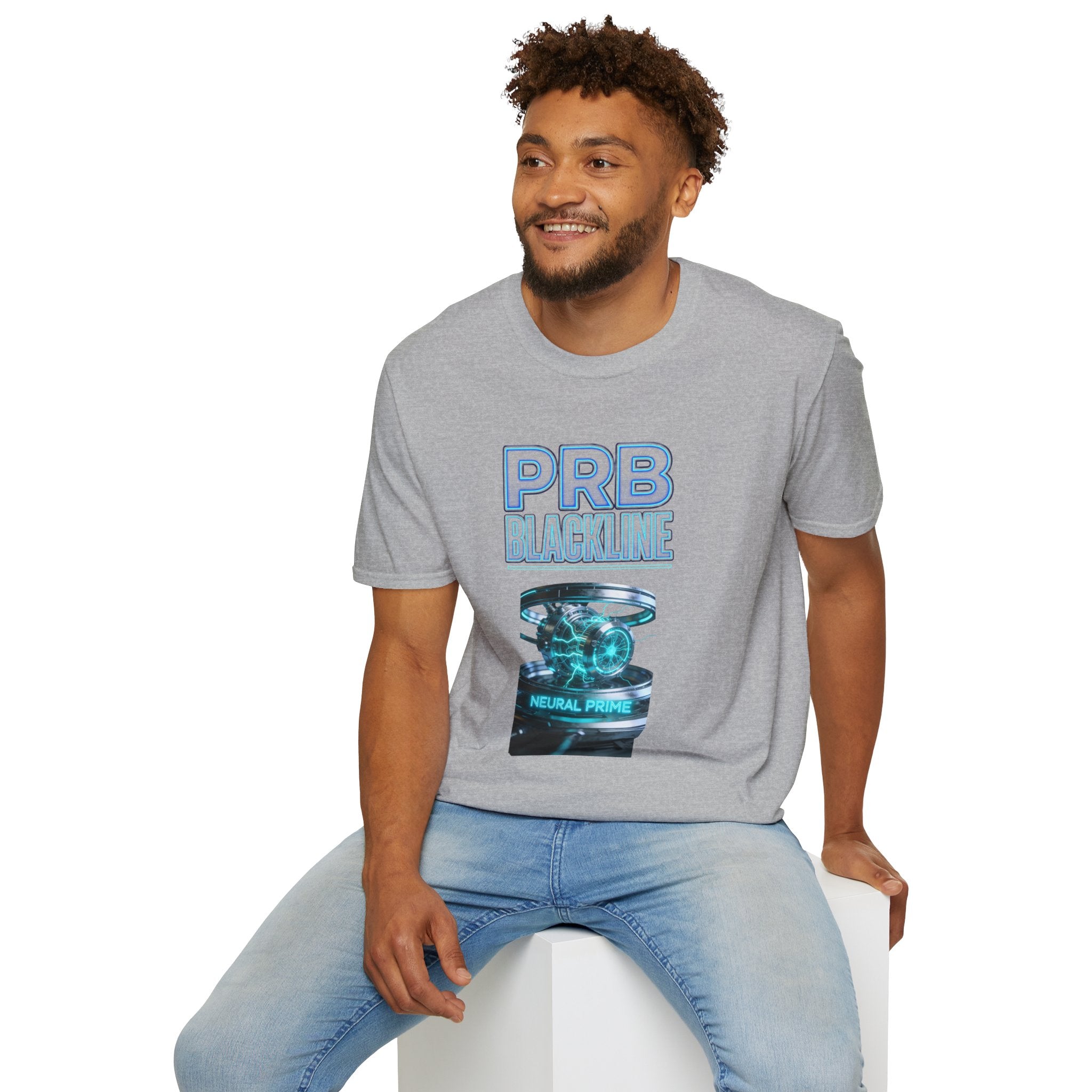 PRB Blackline Neural Prime Graphic T-Shirt by Power Runs Black