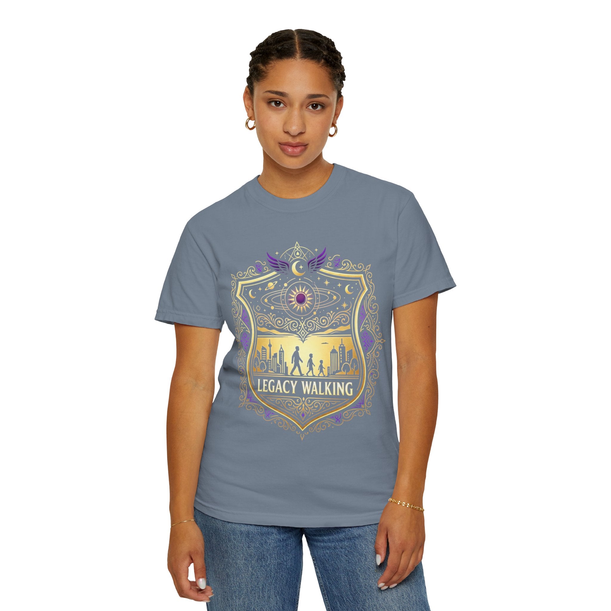 PRB Sci-Fi Adventure Graphic Tee | Futuristic Forest Print Unisex T-Shirt by Printify