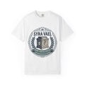 Power Runs Black PRB — Syra Vael Vintage Crest Tee by Printify