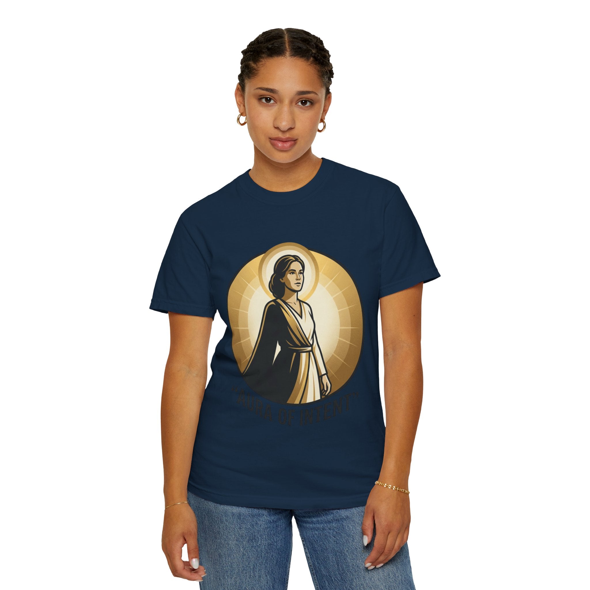 Power Runs Black Aura of Intent T-Shirt by Power Runs Black