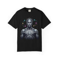 Printify PRB Algorithm God: Cosmic Processor 4K — Cybernetic Warrior T-Shirt | - T-Shirt