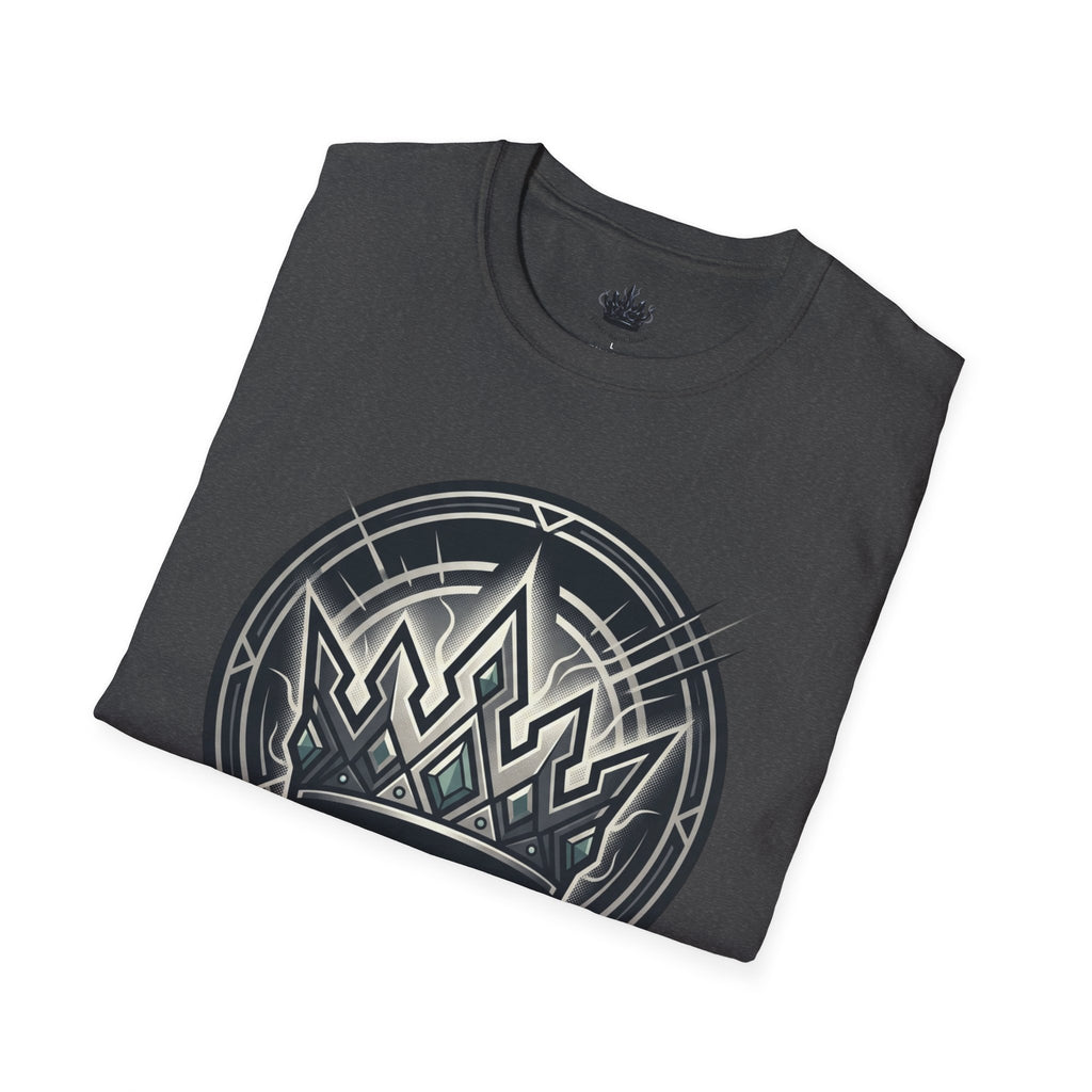 Power Runs Black PRB Crown Variant Graphic T-Shirt — The Crown Variant Emblem by Printify