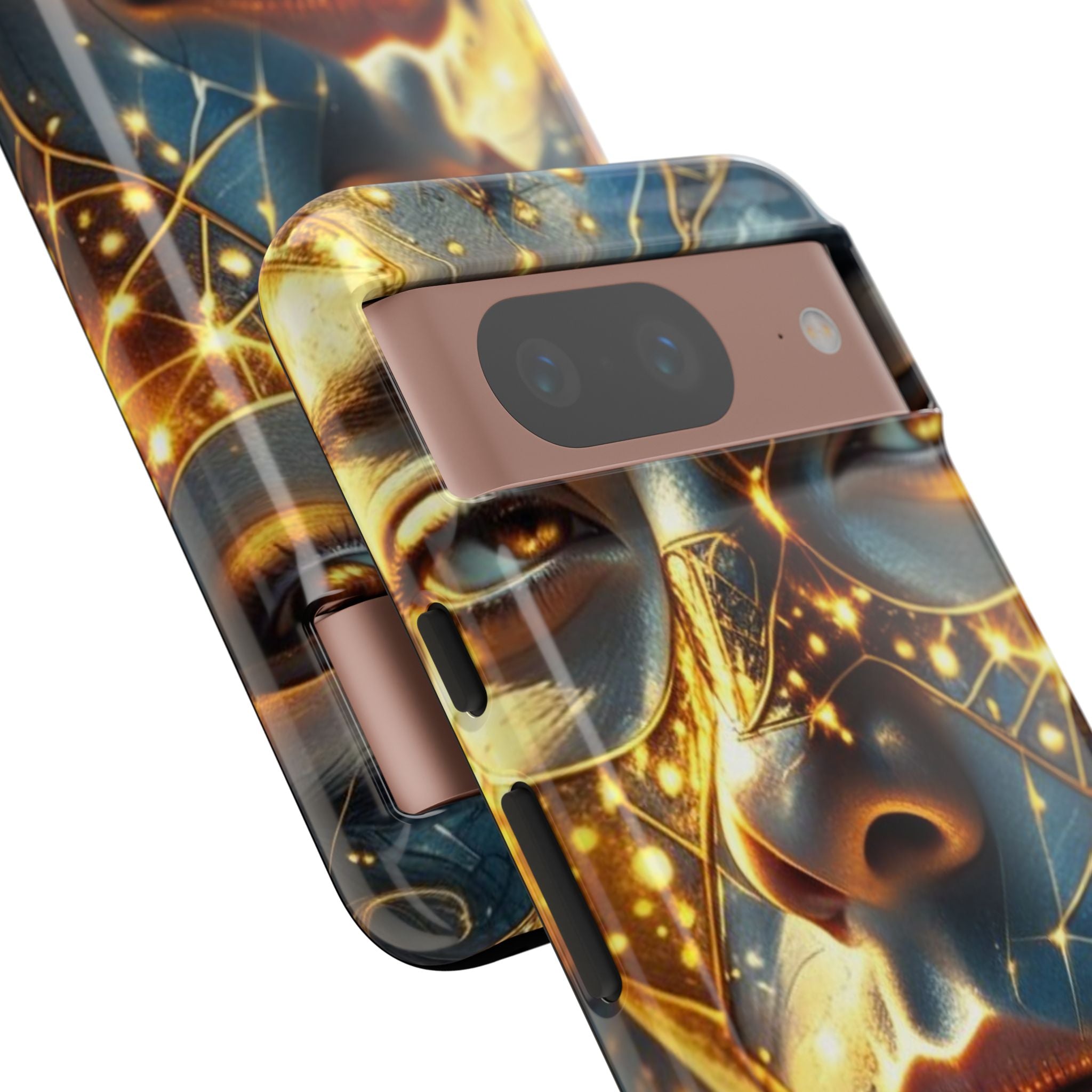 PRB Galactic Portrait Tough Case | Cosmic Face Phone Case, Starry Nebula Design by Printify