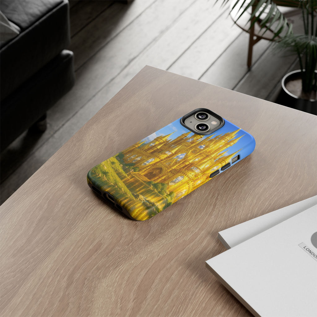 PRB Golden Castle iPhone Case | Fantasy Palace Phone Case by Printify