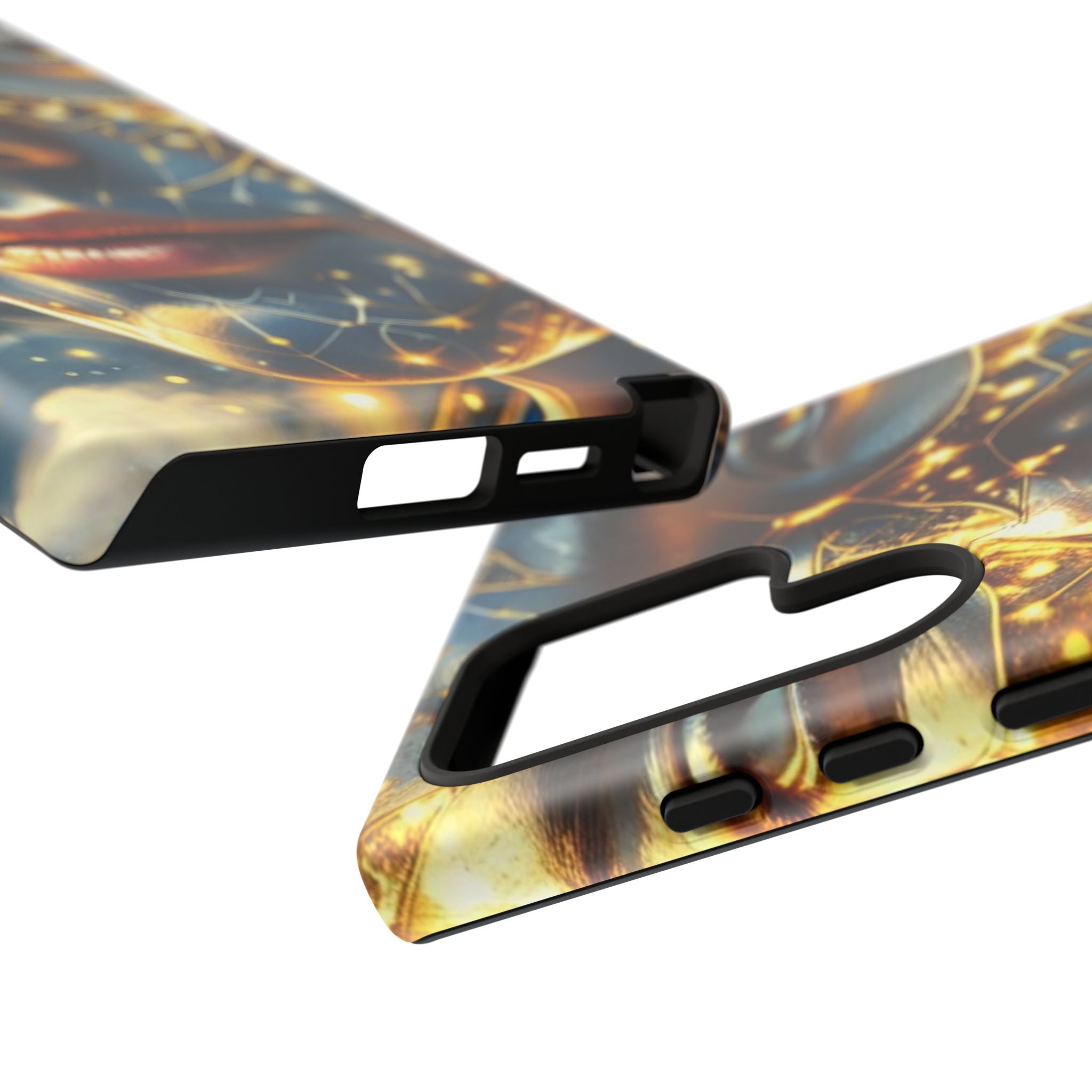 PRB Galactic Portrait Tough Case | Cosmic Face Phone Case, Starry Nebula Design by Printify