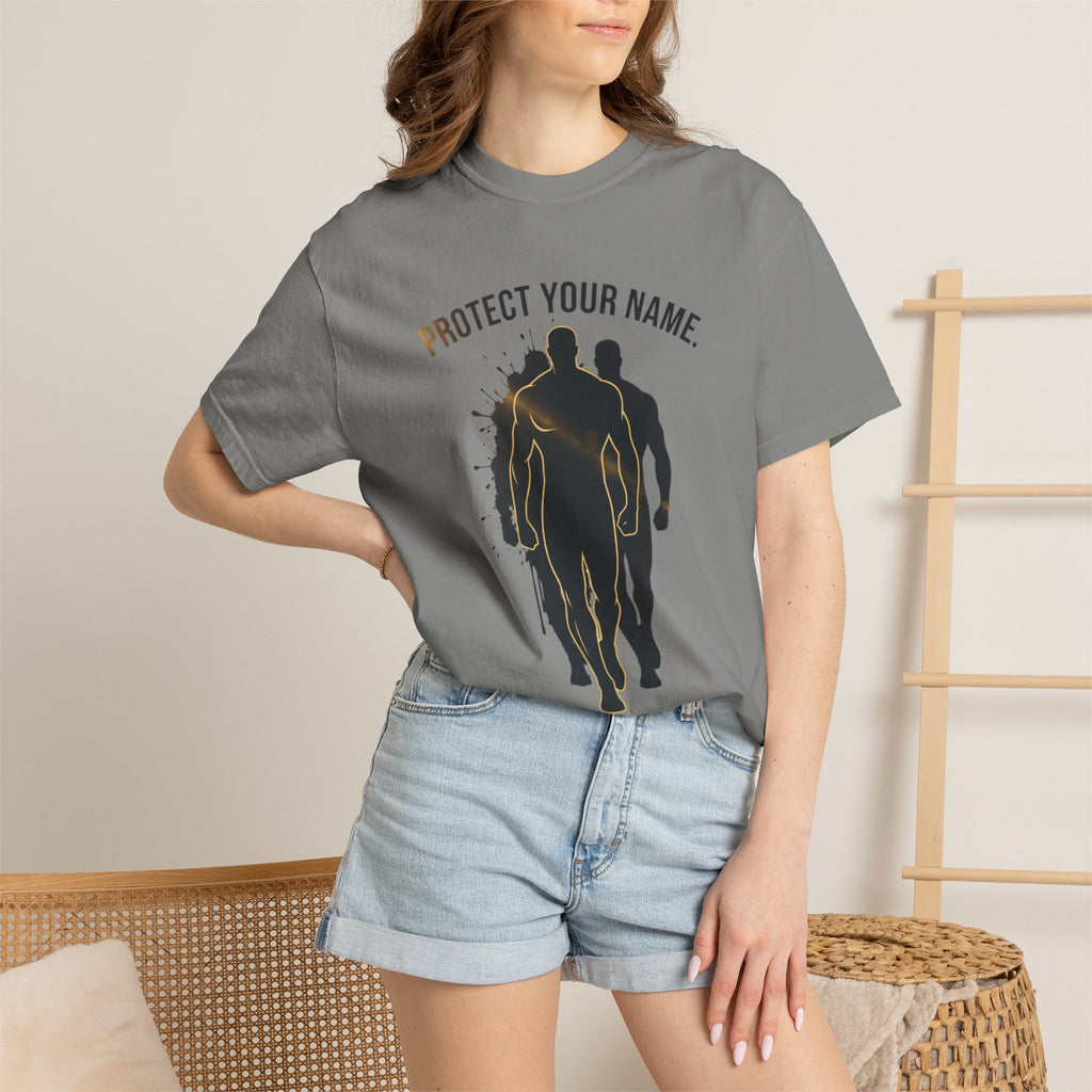 PRB Protect Your Name silhouette trio design T-Shirt | Loyalty is a Weapon graphic tee by Printify
