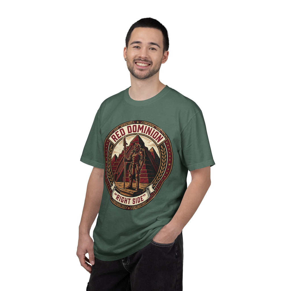 Power Runs Black PRB Red Dominion 'Right Side' Graphic T-Shirt by Power Runs Black