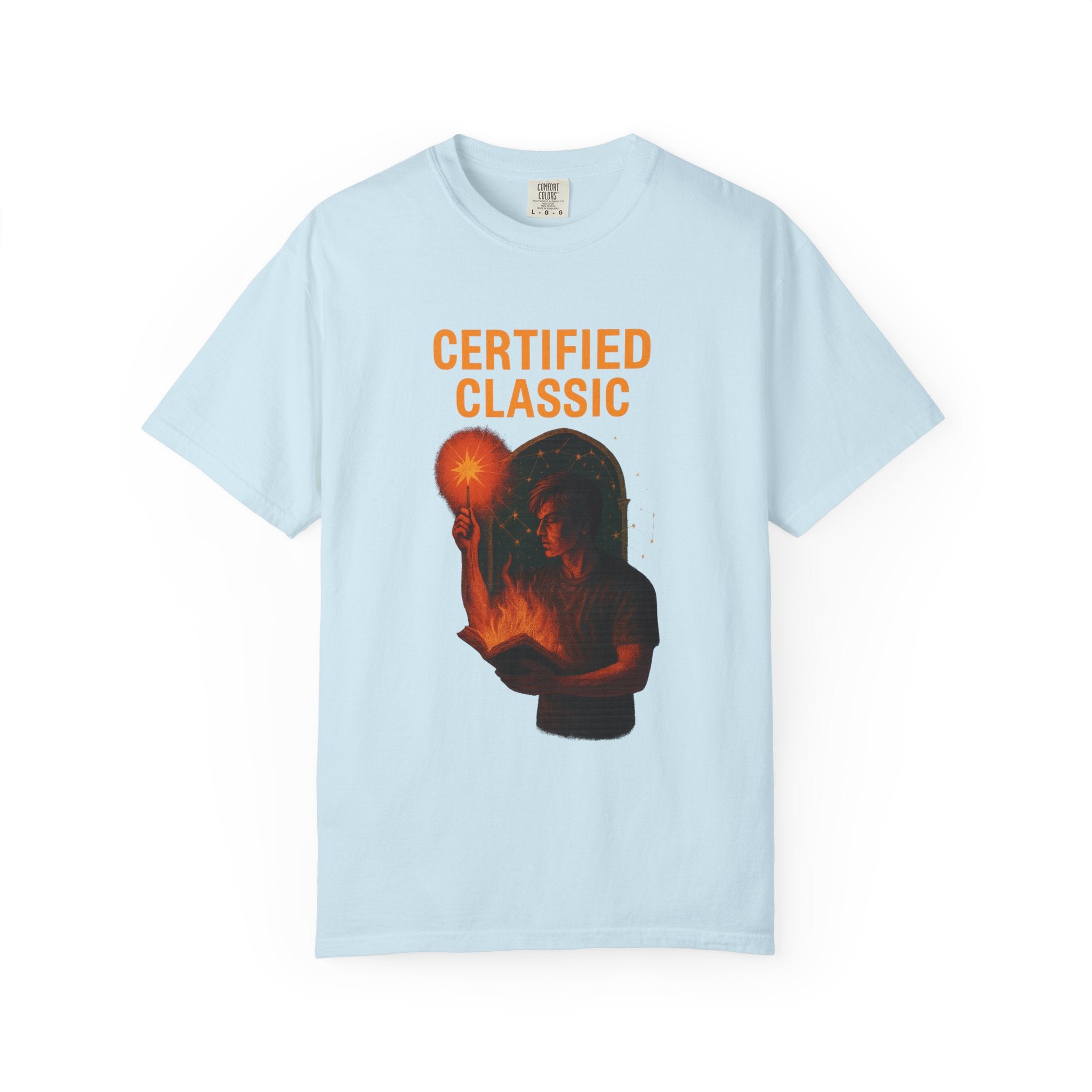 PRB Certified Classic head silhouette holding light bulb T-shirt | vintage inspired graphic tee by Power Runs Black