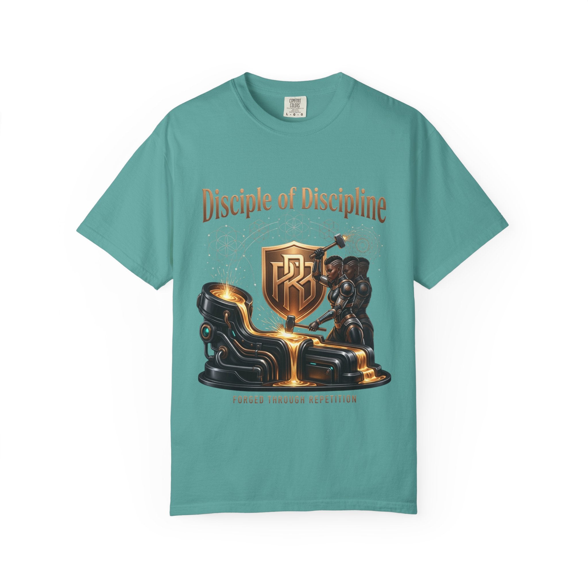 Printify PRB Disciple of Discipline T-Shirt — Forge Through Repetition Graphic Tee - T-Shirt