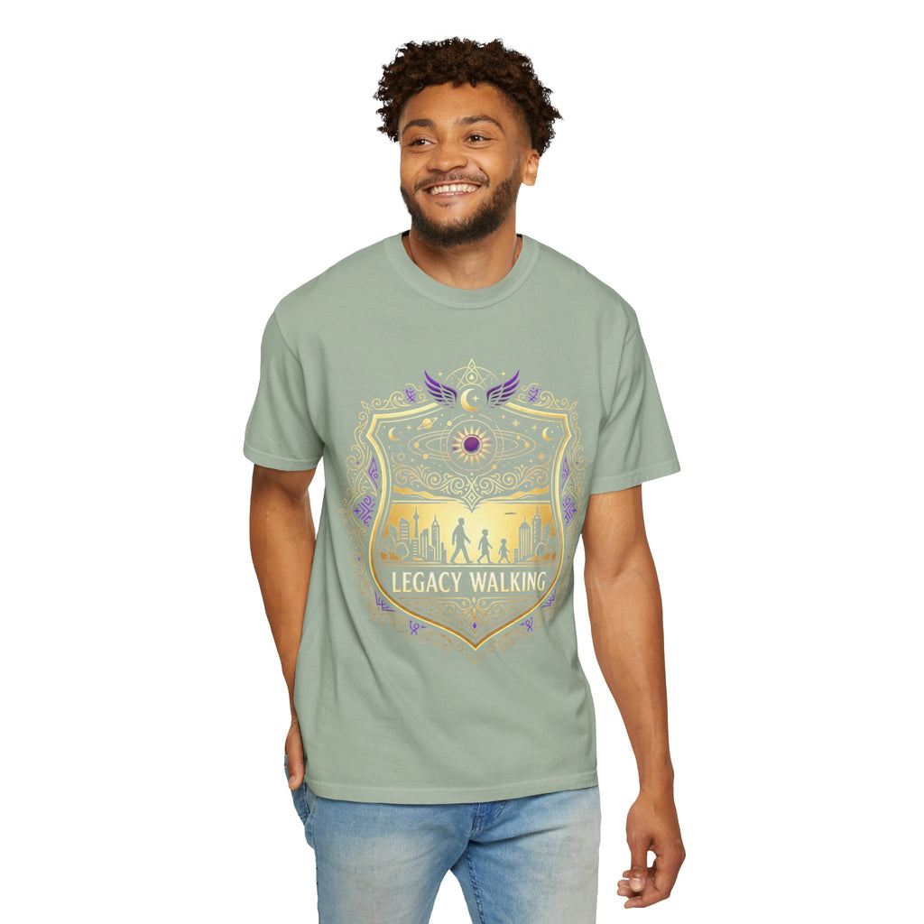 PRB Sci-Fi Adventure Graphic Tee | Futuristic Forest Print Unisex T-Shirt by Printify