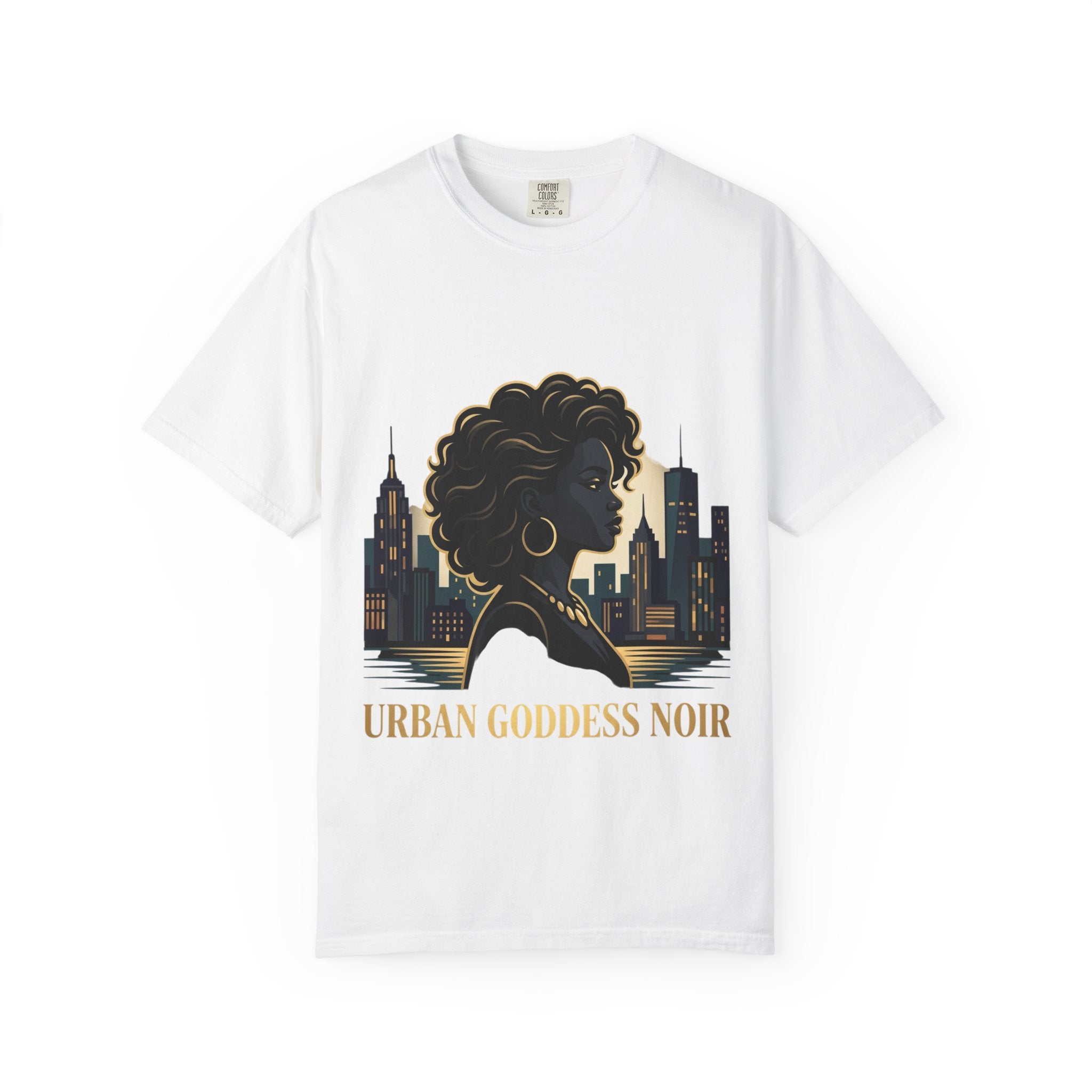 Pretty Rich Bitch The Collection by PRB Urban Goddess Noir T-Shirt — "Urban Goddess Noir" Graphic Tee by Power Runs Black