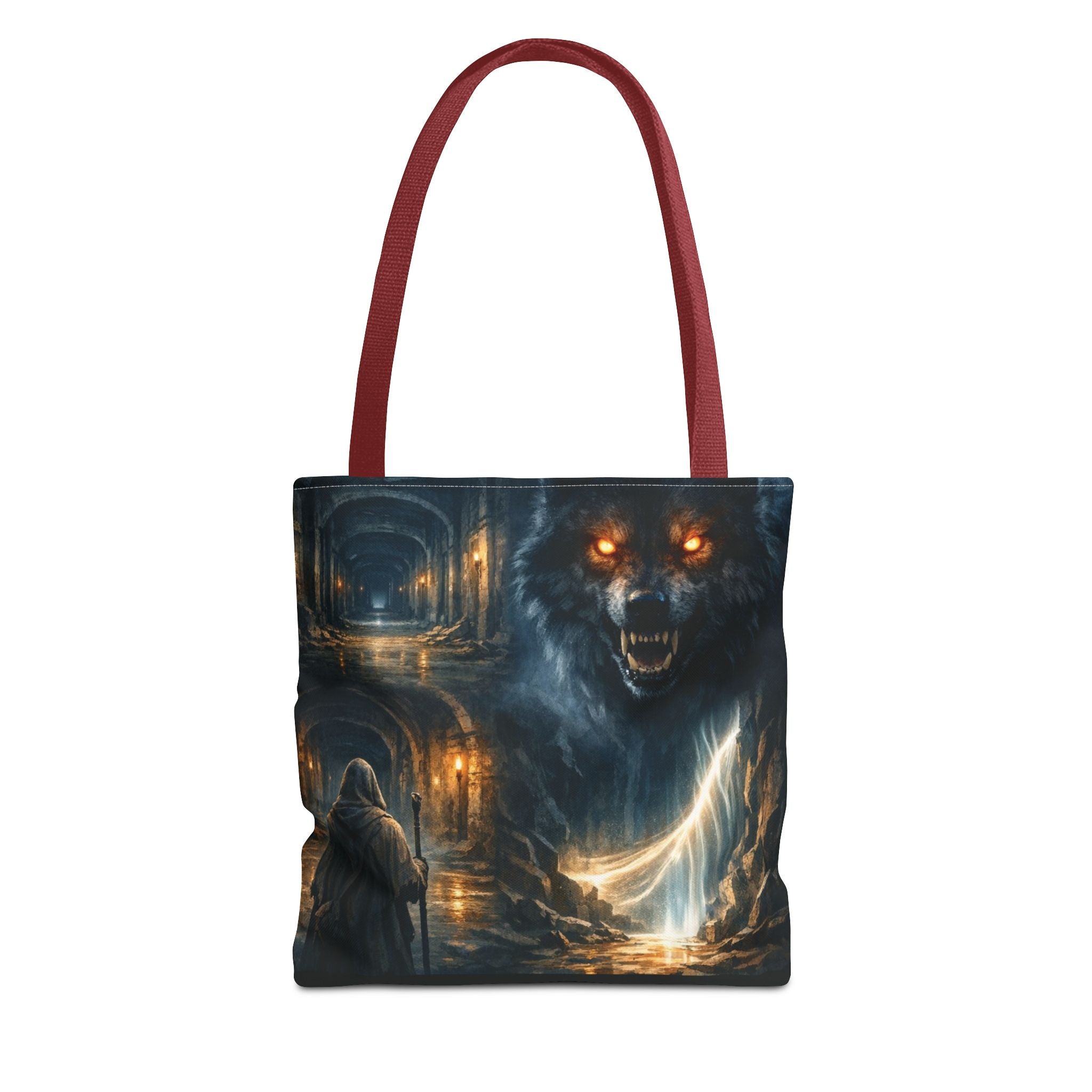 PRB The Echo Hounds Illustration Tote Bag | Gothic Horror Artwork by Printify