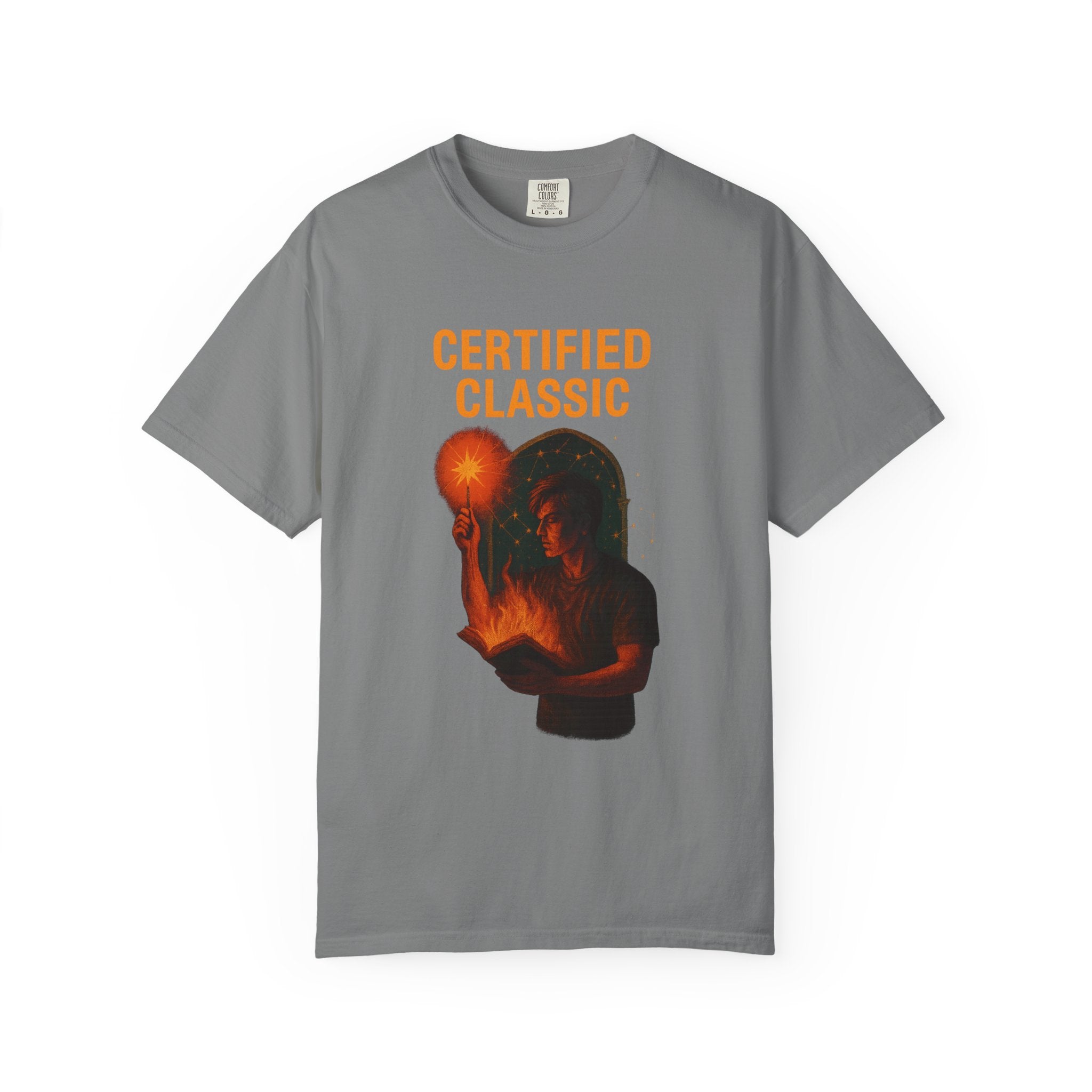 PRB Certified Classic head silhouette holding light bulb T-shirt | vintage inspired graphic tee by Power Runs Black