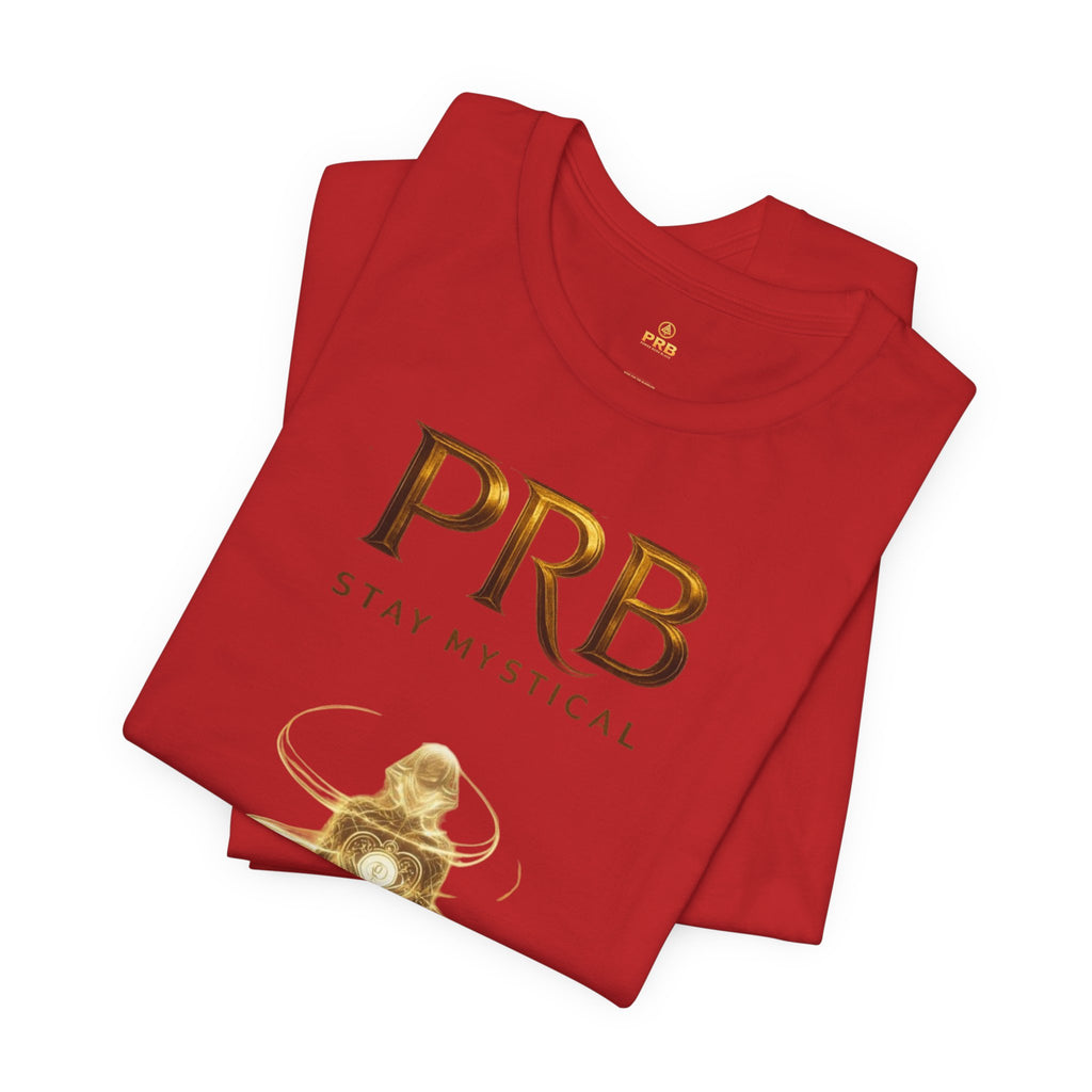 PRB Mystical Graphic Tee – "PRB Stay Mystical" Spiritual Book & Light Design by Power Runs Black