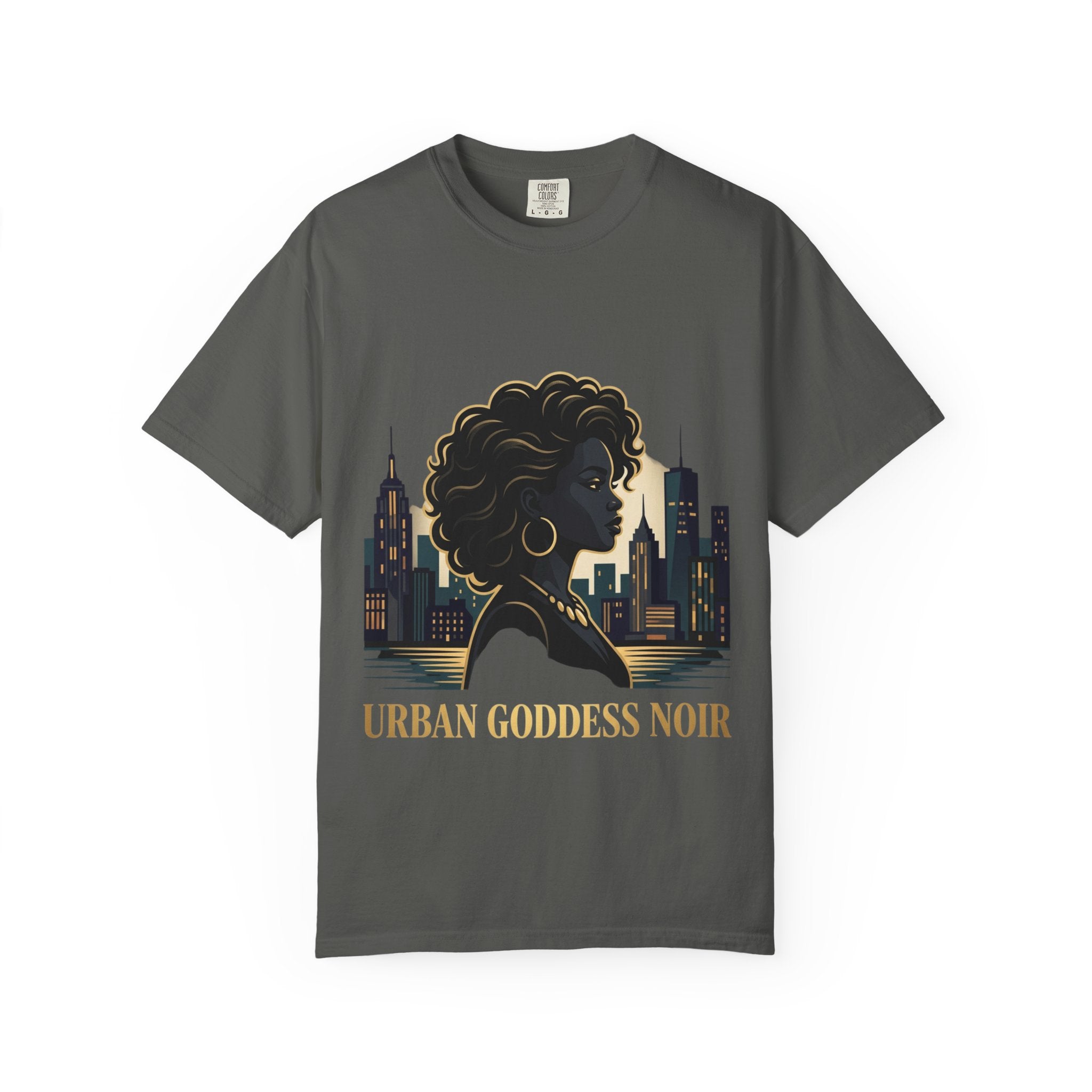 Pretty Rich Bitch The Collection by PRB Urban Goddess Noir T-Shirt — "Urban Goddess Noir" Graphic Tee by Power Runs Black