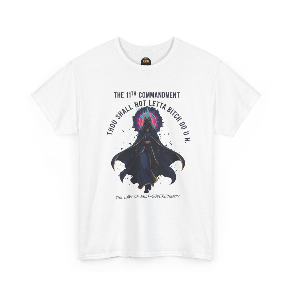 PRB Witchy Raven Graphic Tee — "Thou Shall Not Letta Bitch Do U N" by Printify