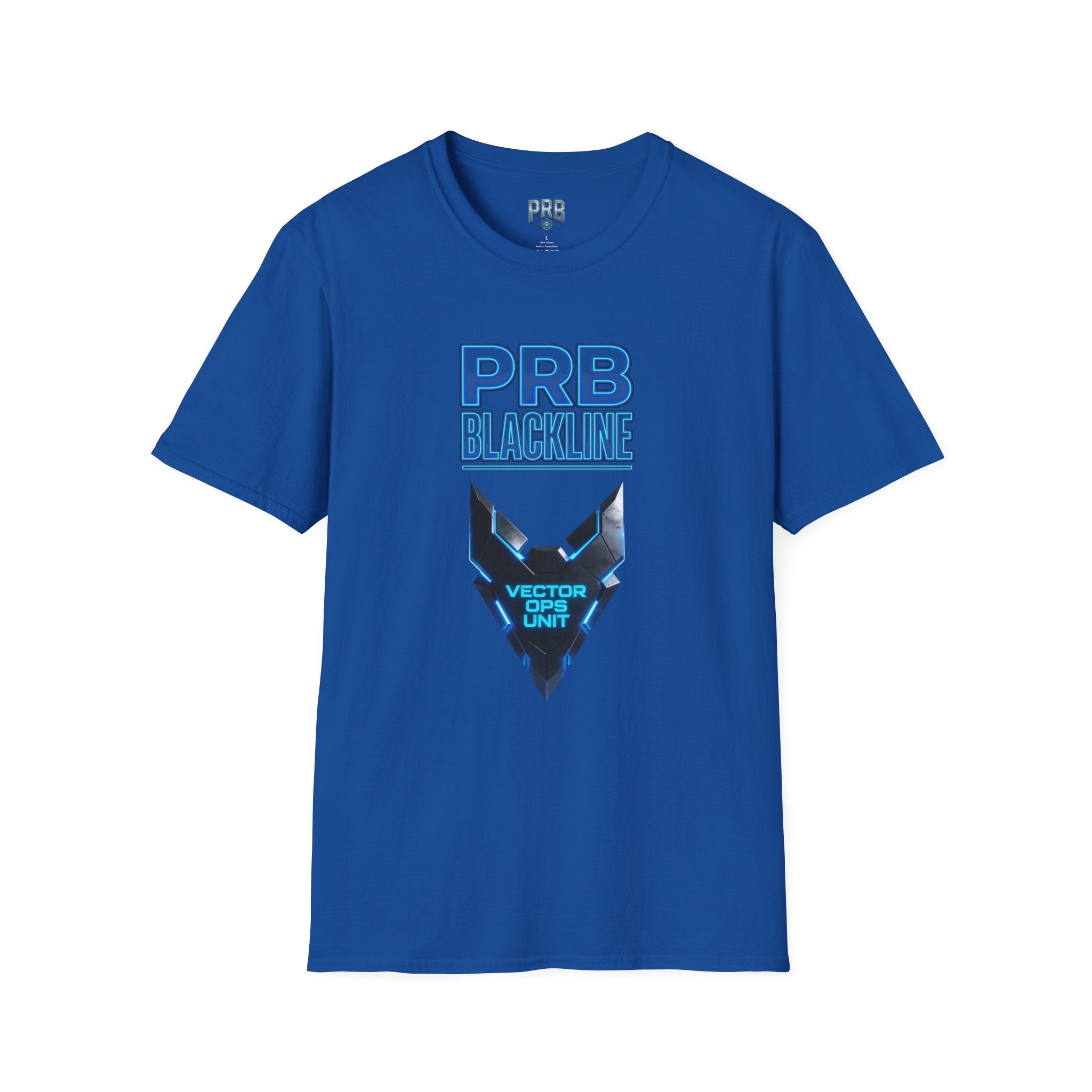 PRB Blackline Vector Ops T-Shirt by Power Runs Black