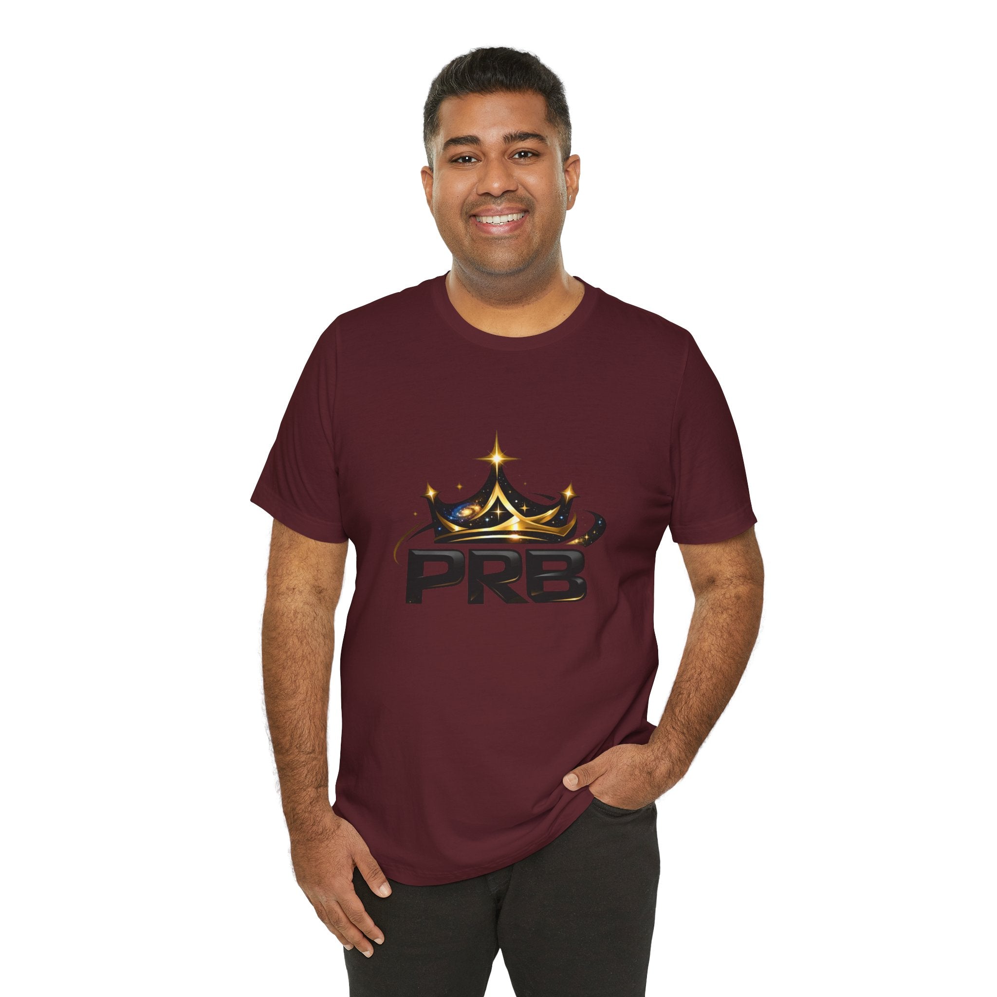 PRB Crown Tee — Graphic Logo T-Shirt by Power Runs Black