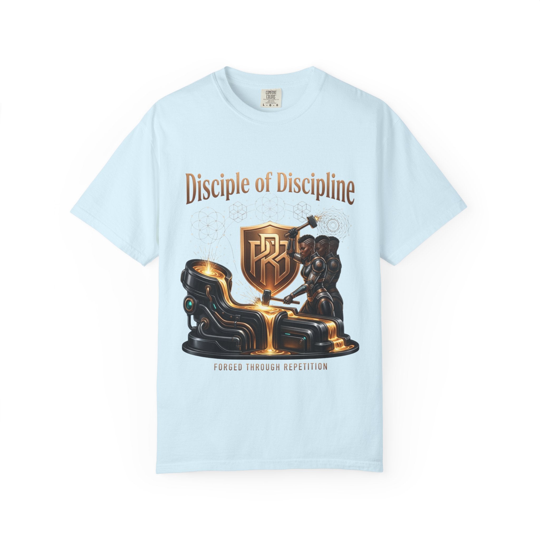 Printify PRB Disciple of Discipline T-Shirt — Forge Through Repetition Graphic Tee - T-Shirt