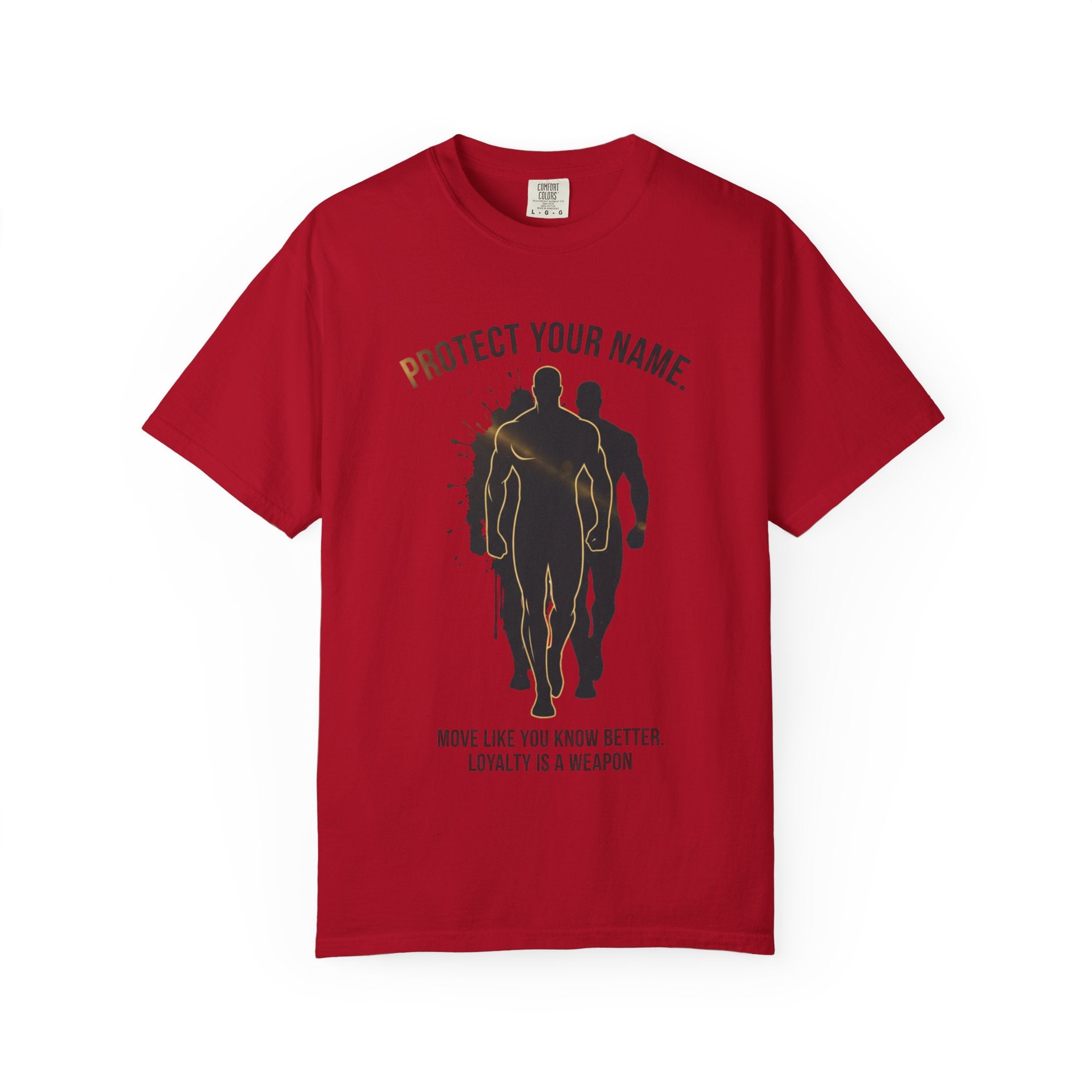 PRB Protect Your Name silhouette trio design T-Shirt | Loyalty is a Weapon graphic tee by Printify