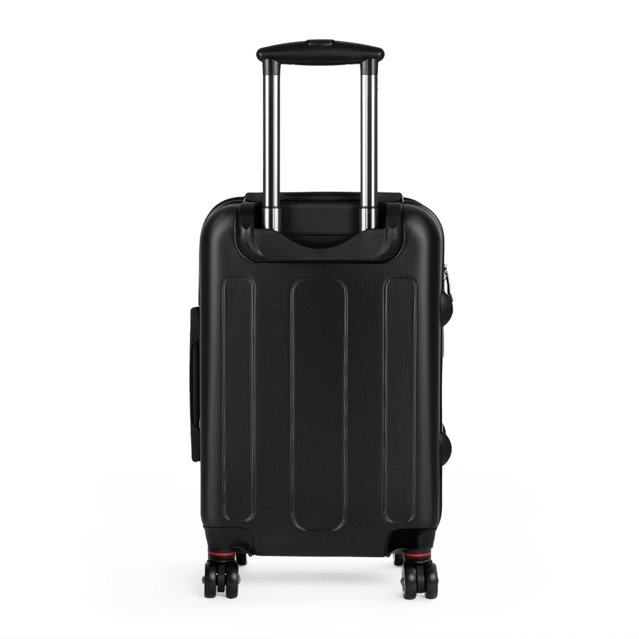 Power Runs Black PRB Gold Geo Accent Suitcase – Carry-On Hard Shell Luggage by Power Runs Black