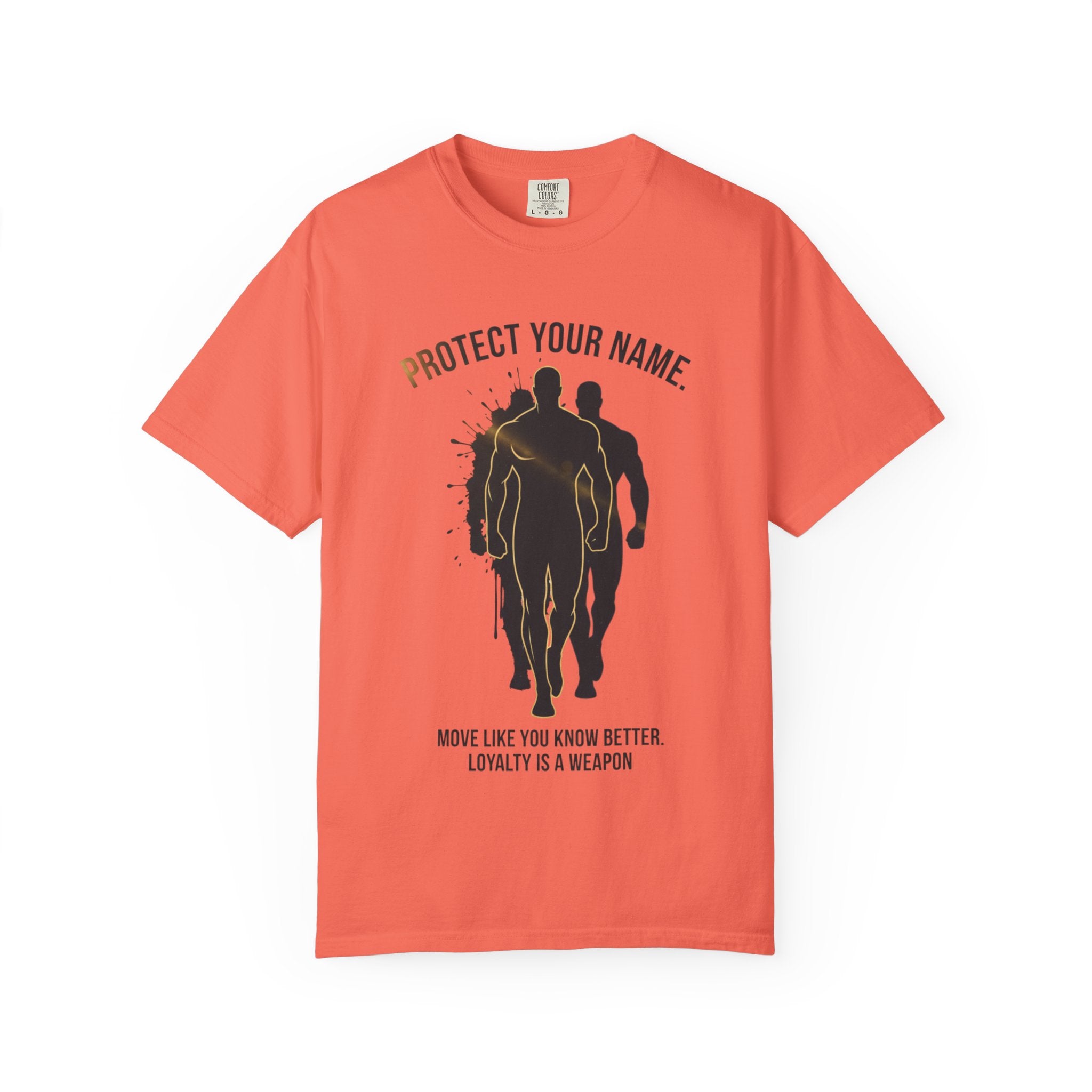 PRB Protect Your Name silhouette trio design T-Shirt | Loyalty is a Weapon graphic tee by Printify