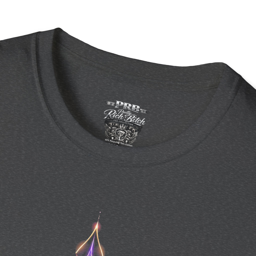 Power Runs Black PRB Pretty Rich Bitch The Collection Mystic Mandala Tee — Subtle Pastel Spiritual Graphic T-Shirt by Power Runs Black