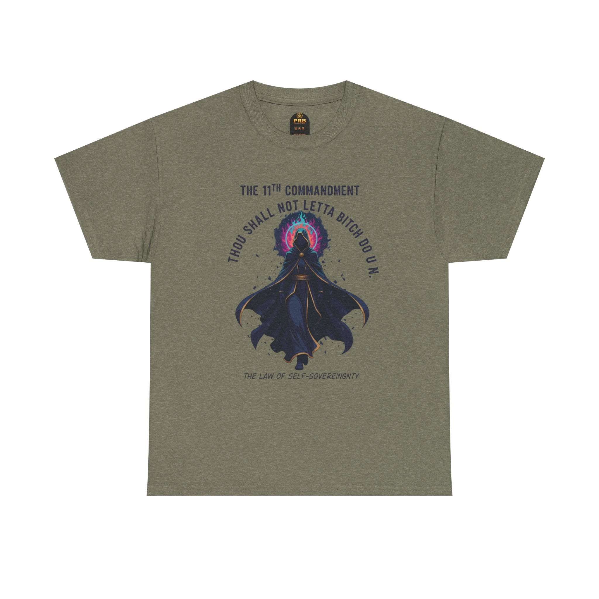 PRB Witchy Raven Graphic Tee — "Thou Shall Not Letta Bitch Do U N" by Power Runs Black