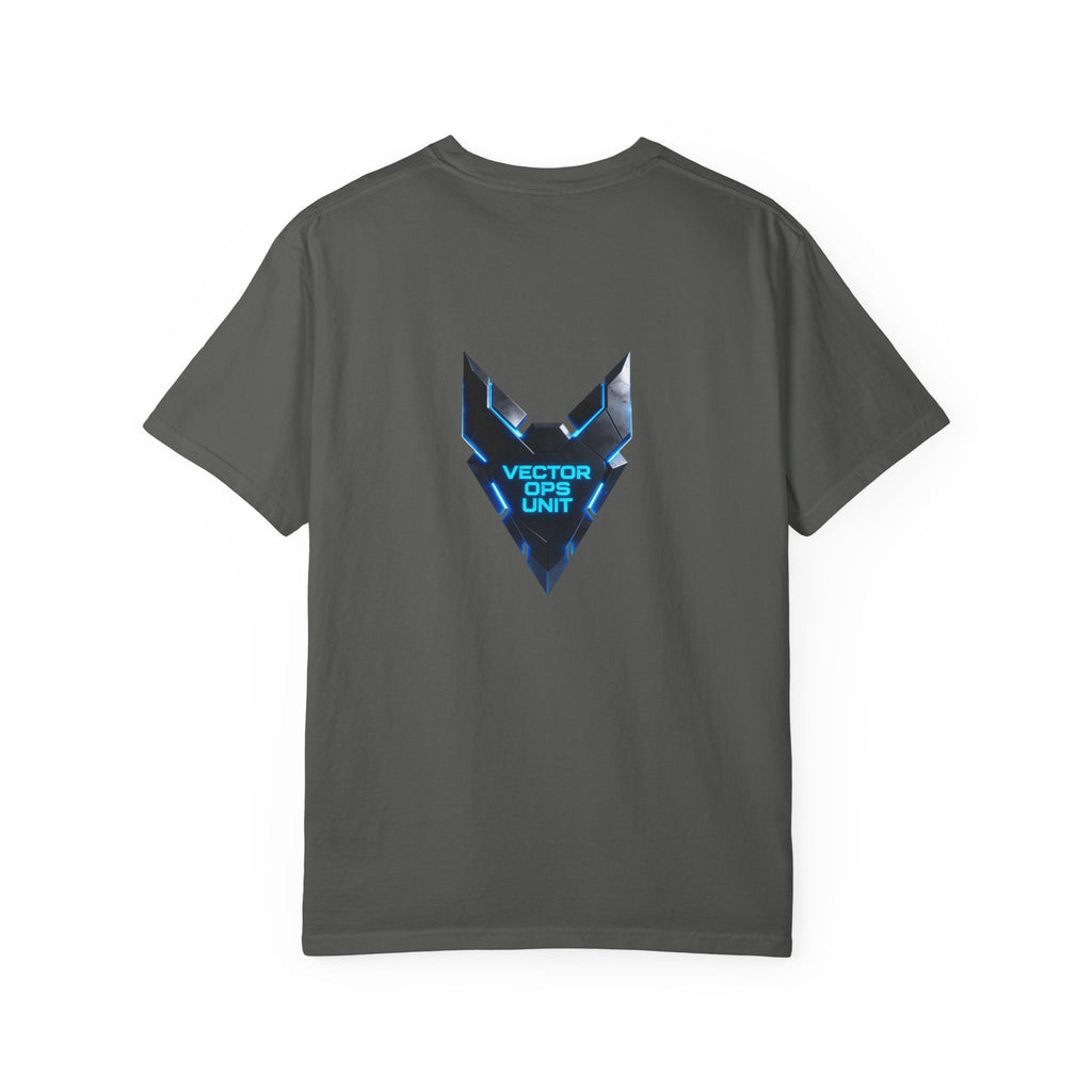 PRB Blackline Graphic T-shirt | Vector Ops Unit Tech Logo by Power Runs Black