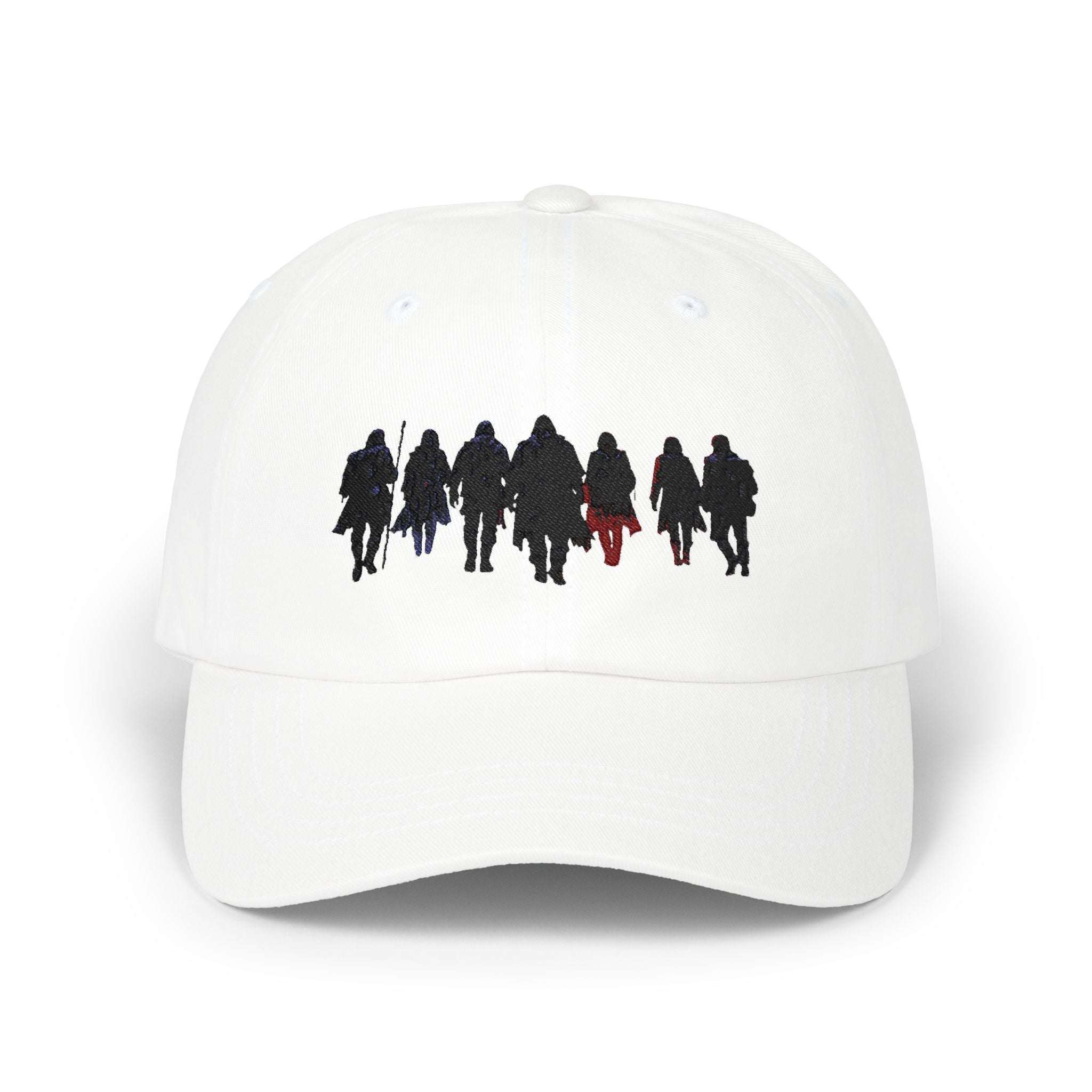 PRB The Starbound Seven Dad Cap — Silhouette Crew Walking Hat by Power Runs Black