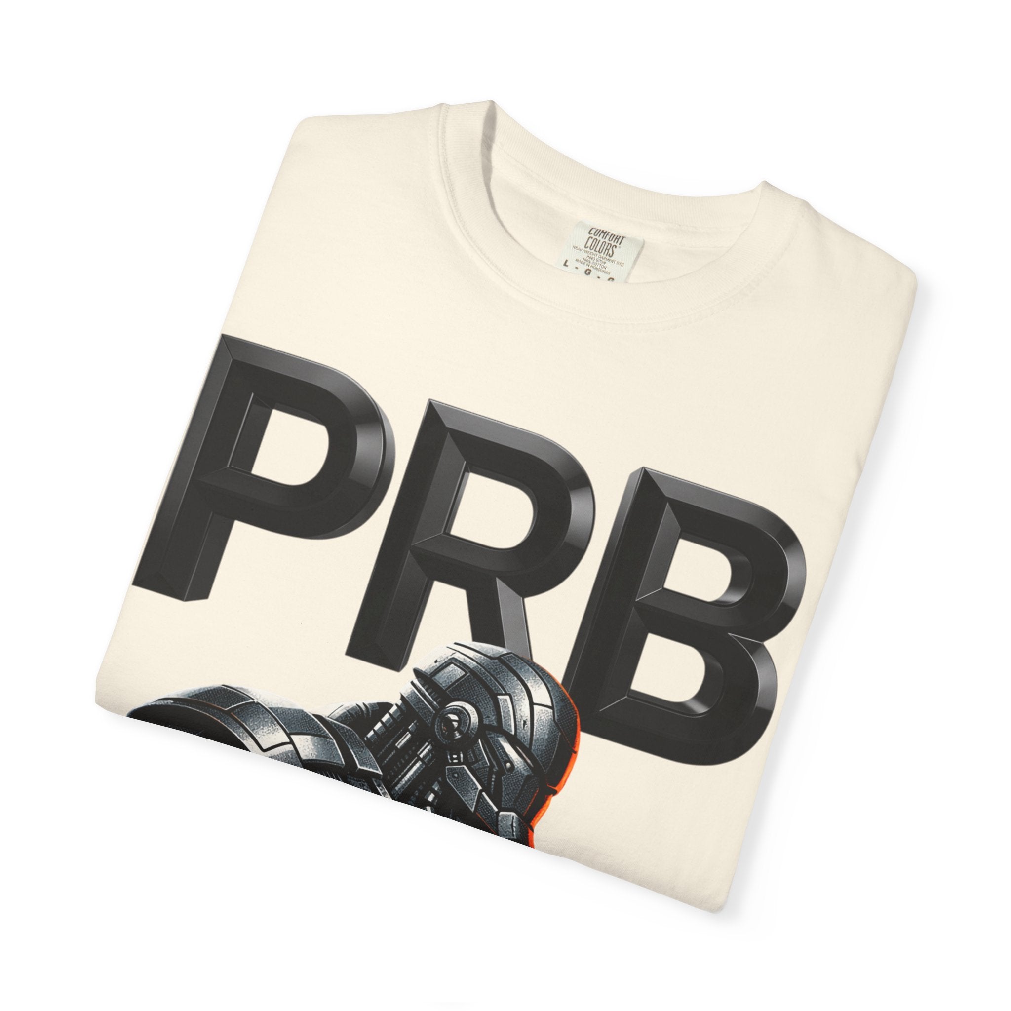 Built of Power PRB T-Shirt — Robotic Armor Graphic Tee by Printify