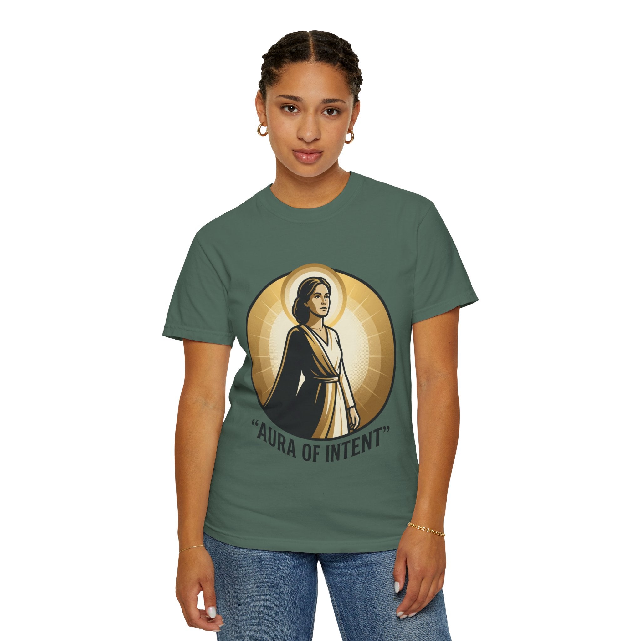 Power Runs Black Aura of Intent T-Shirt by Power Runs Black