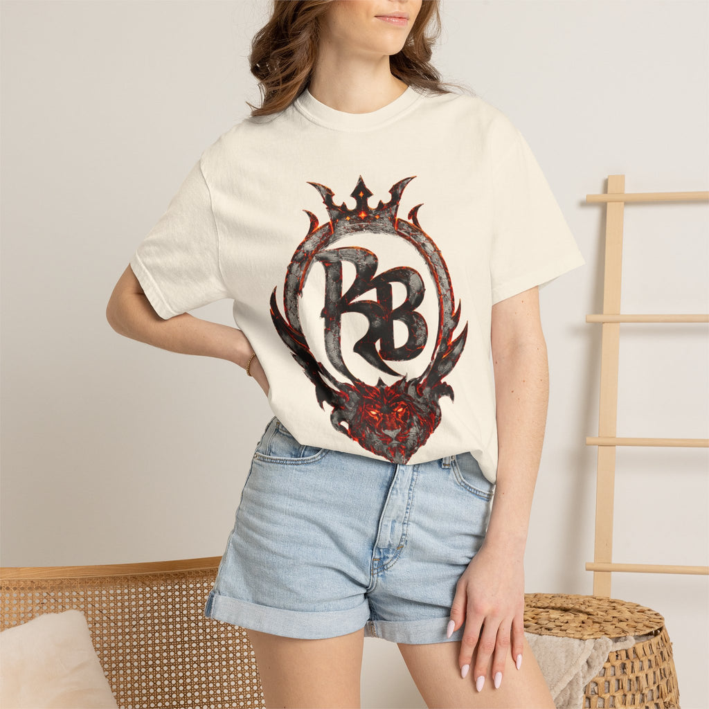 Power Runs Back PRB Flame Logo T-shirt | Fiery Emblem Tee, Grunge Rock Chic by Printify