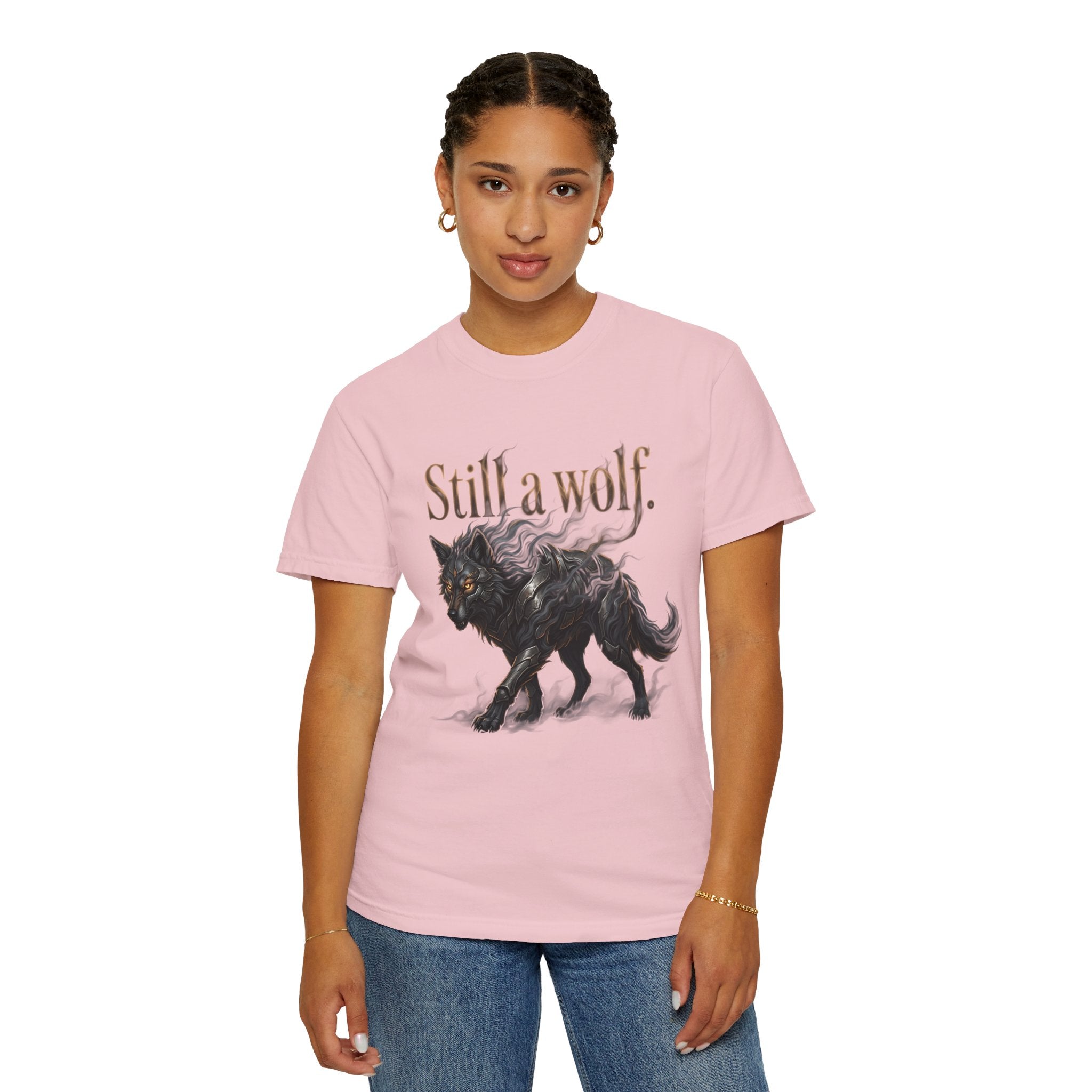 PRB Still a Wolf T-Shirt — Dark Wolf Graphic Tee by Printify