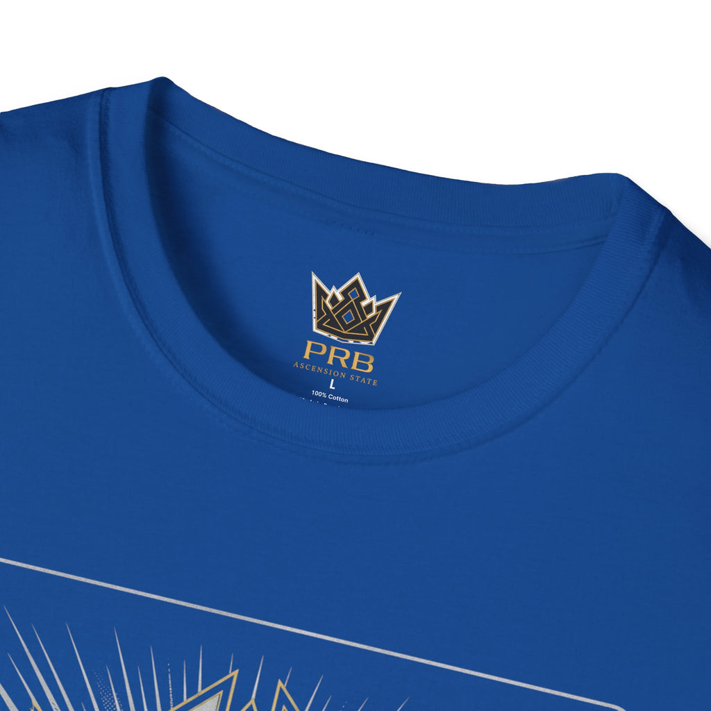 Power Runs Black PRB The Current Geometric Logo T-Shirt by Power Runs Black