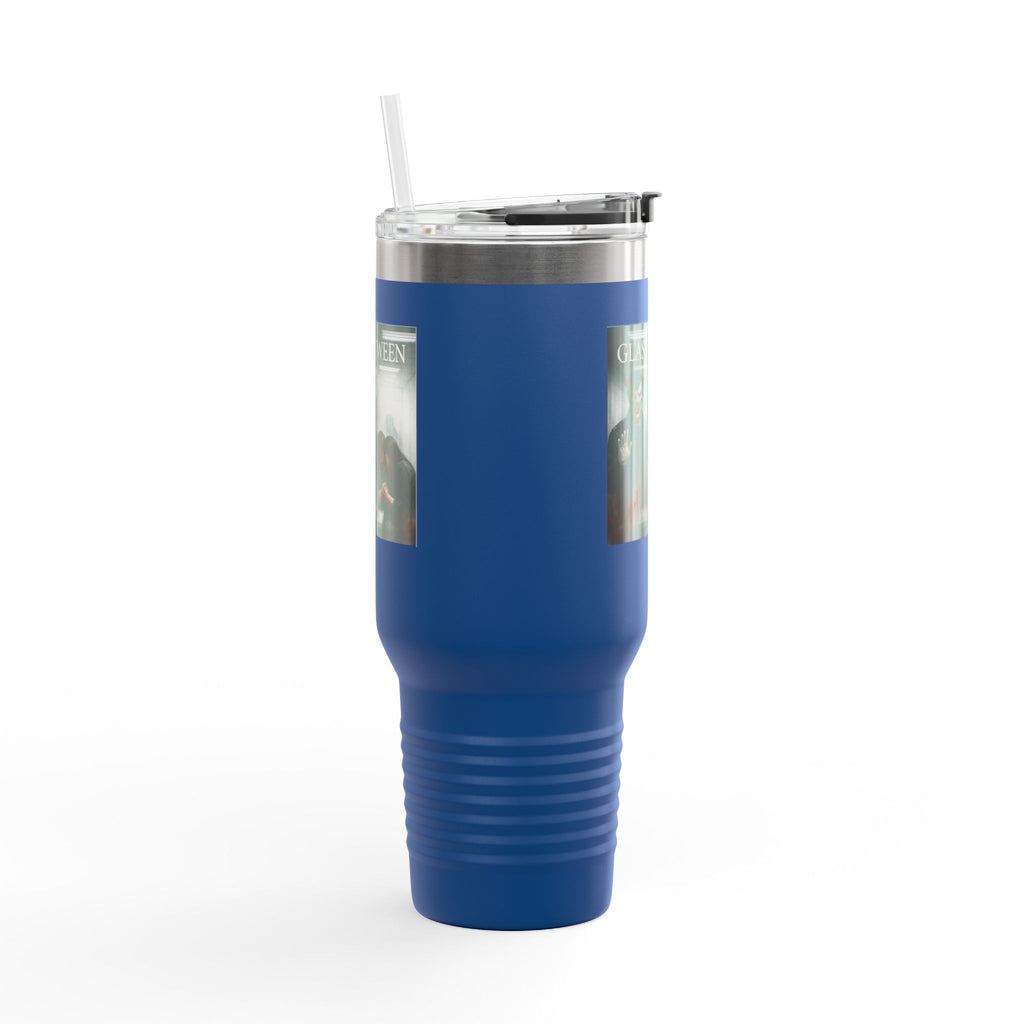PRB The Glass Between, 40oz Insulated Travel Mug by Power Runs Black