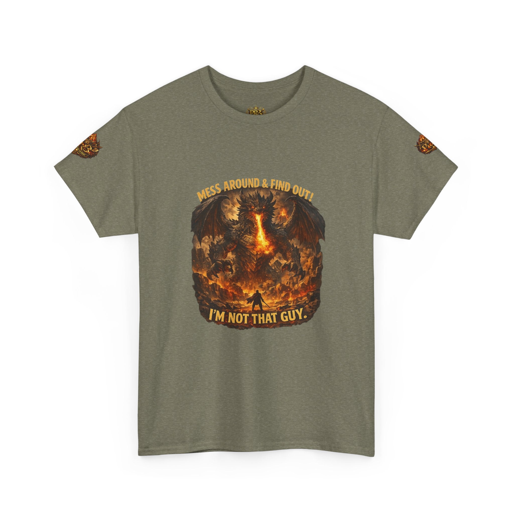 PRB Demonic Warrior Illustration Tee | "I'm Not That Guy" Graphic Shirt by Power Runs Black